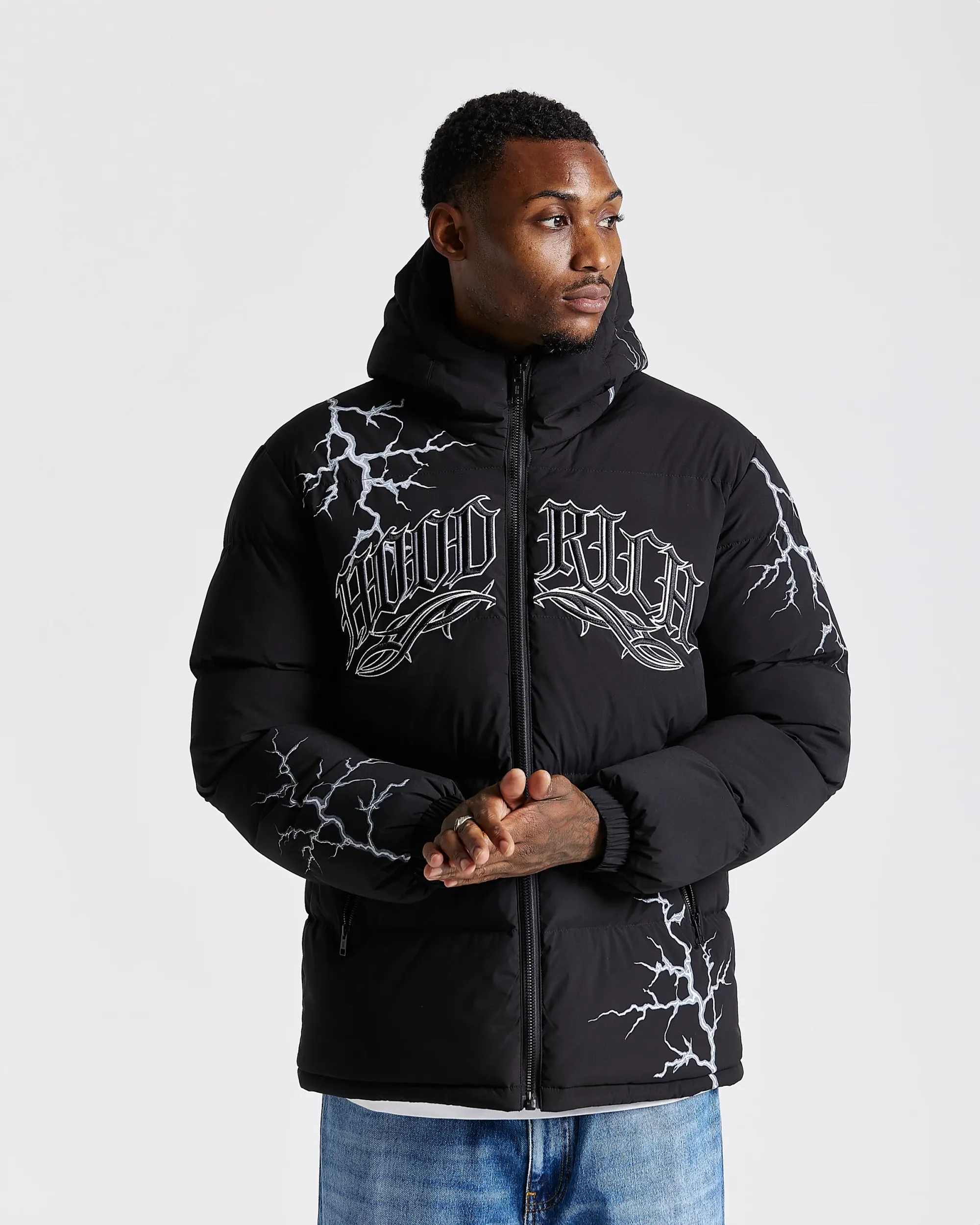 Dark Jacket - Black/White