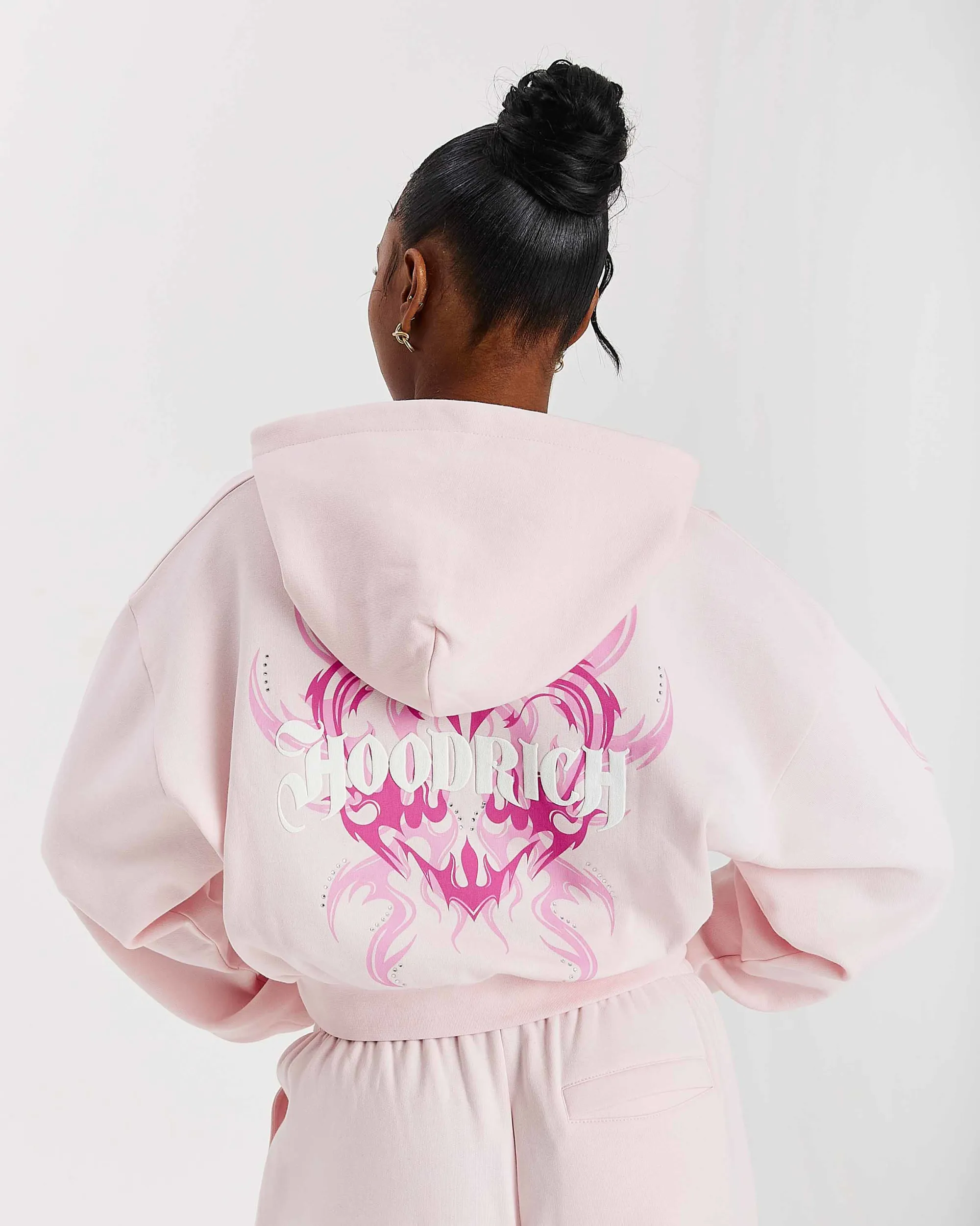 Flux Boxy Hoodie - Pink