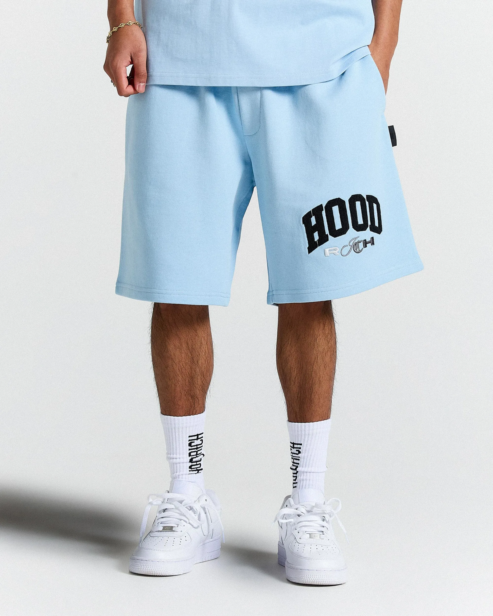 Merit Oversized Shorts - Blue/Black/White