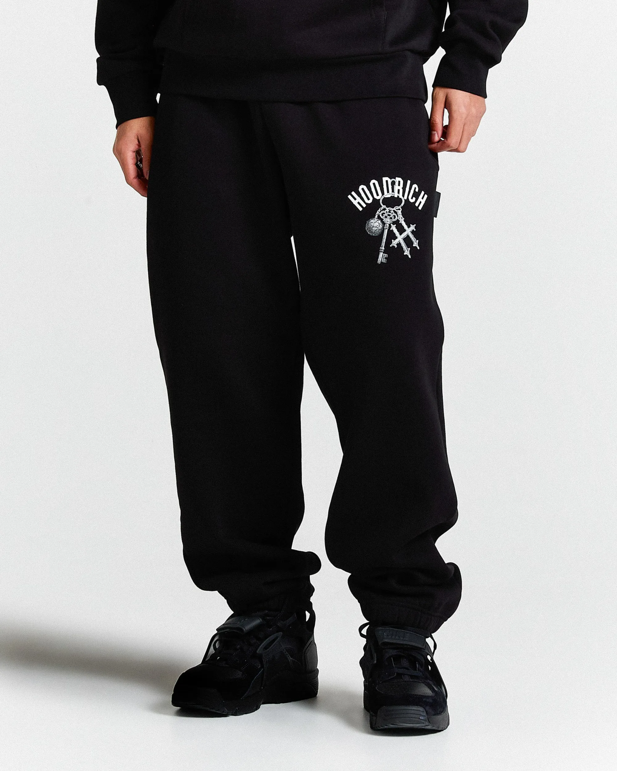 Rite Oversized Cuff Joggers - Black/White