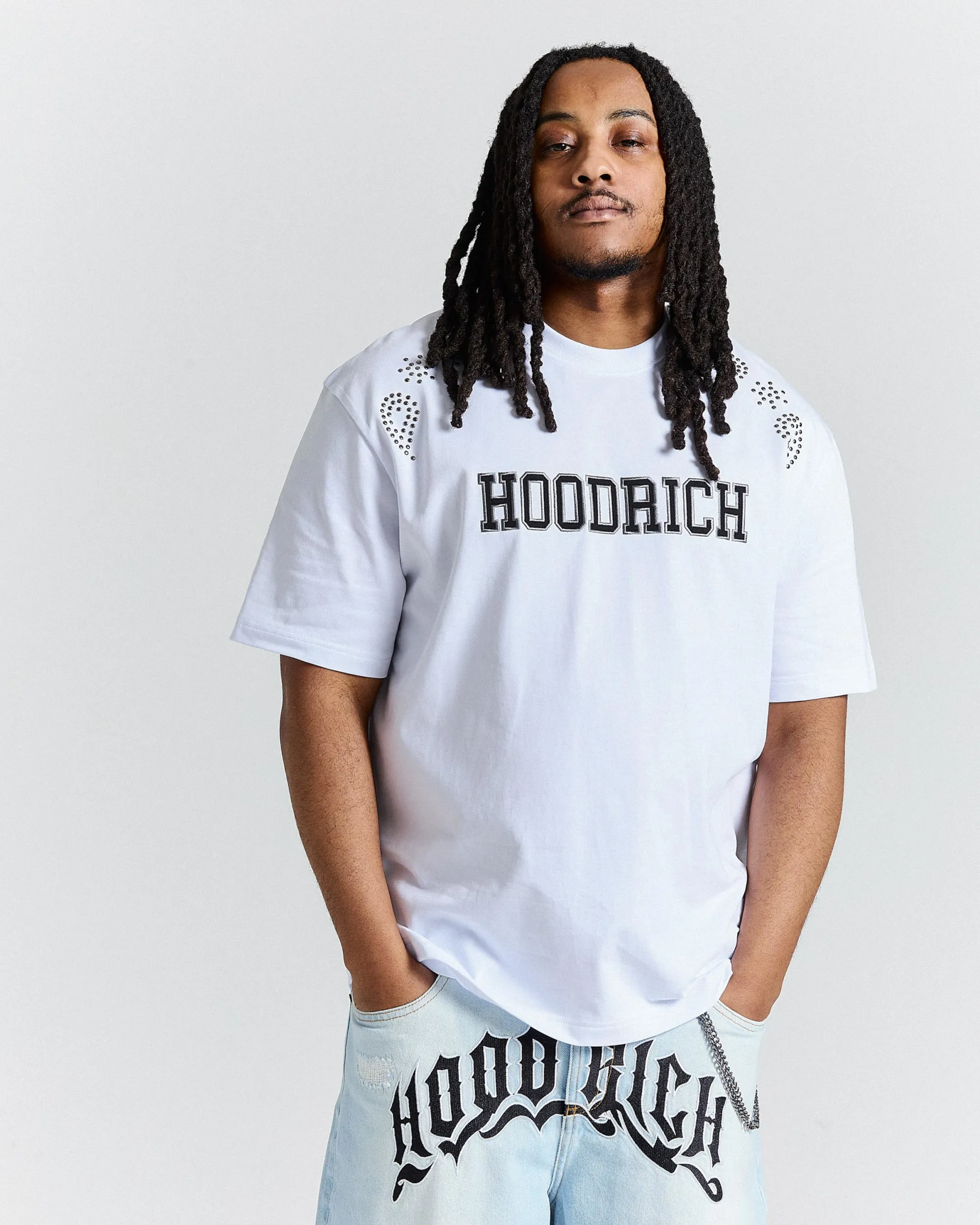 Eterno Oversized T-Shirt - White/Black