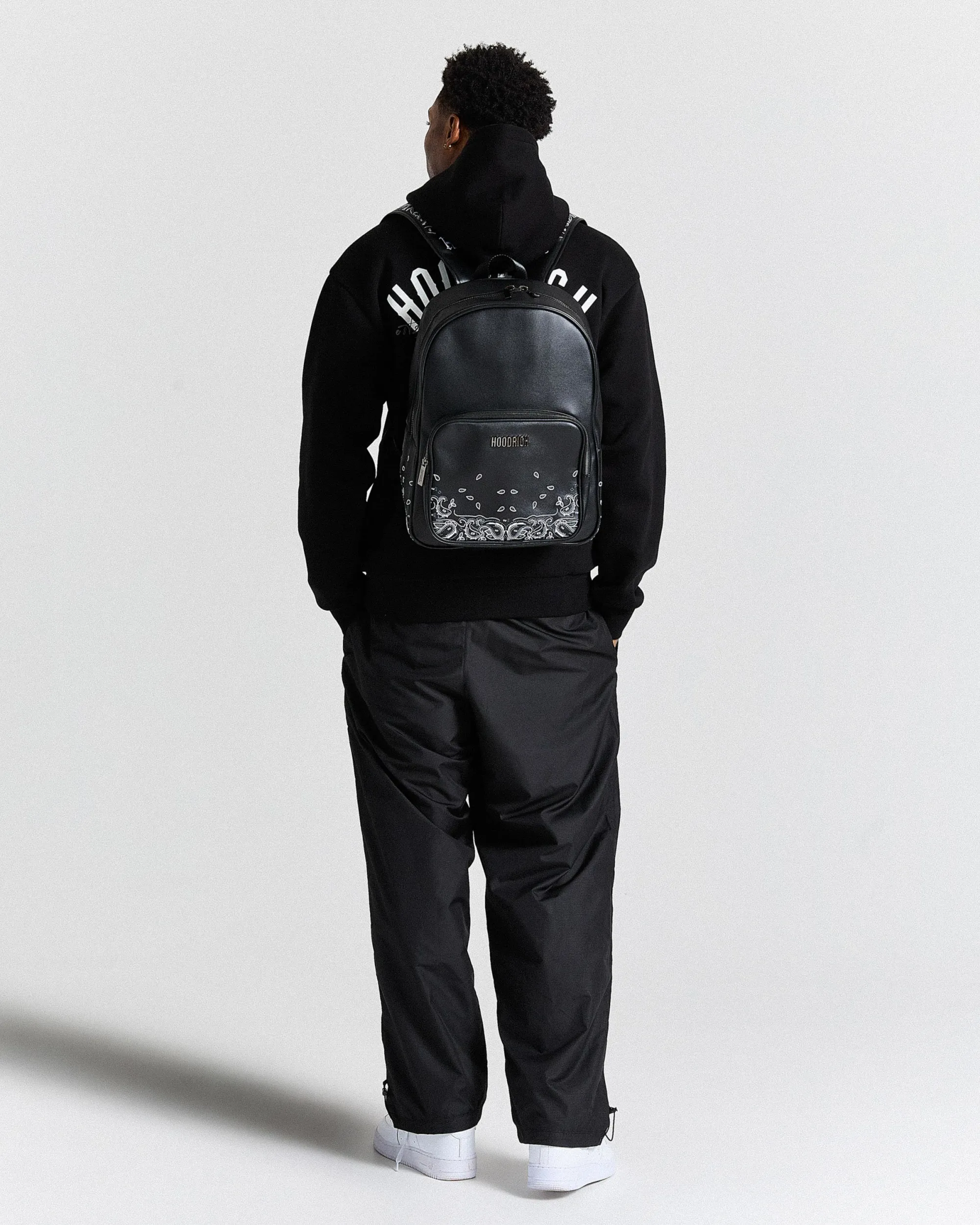Motif Backpack - Black/White