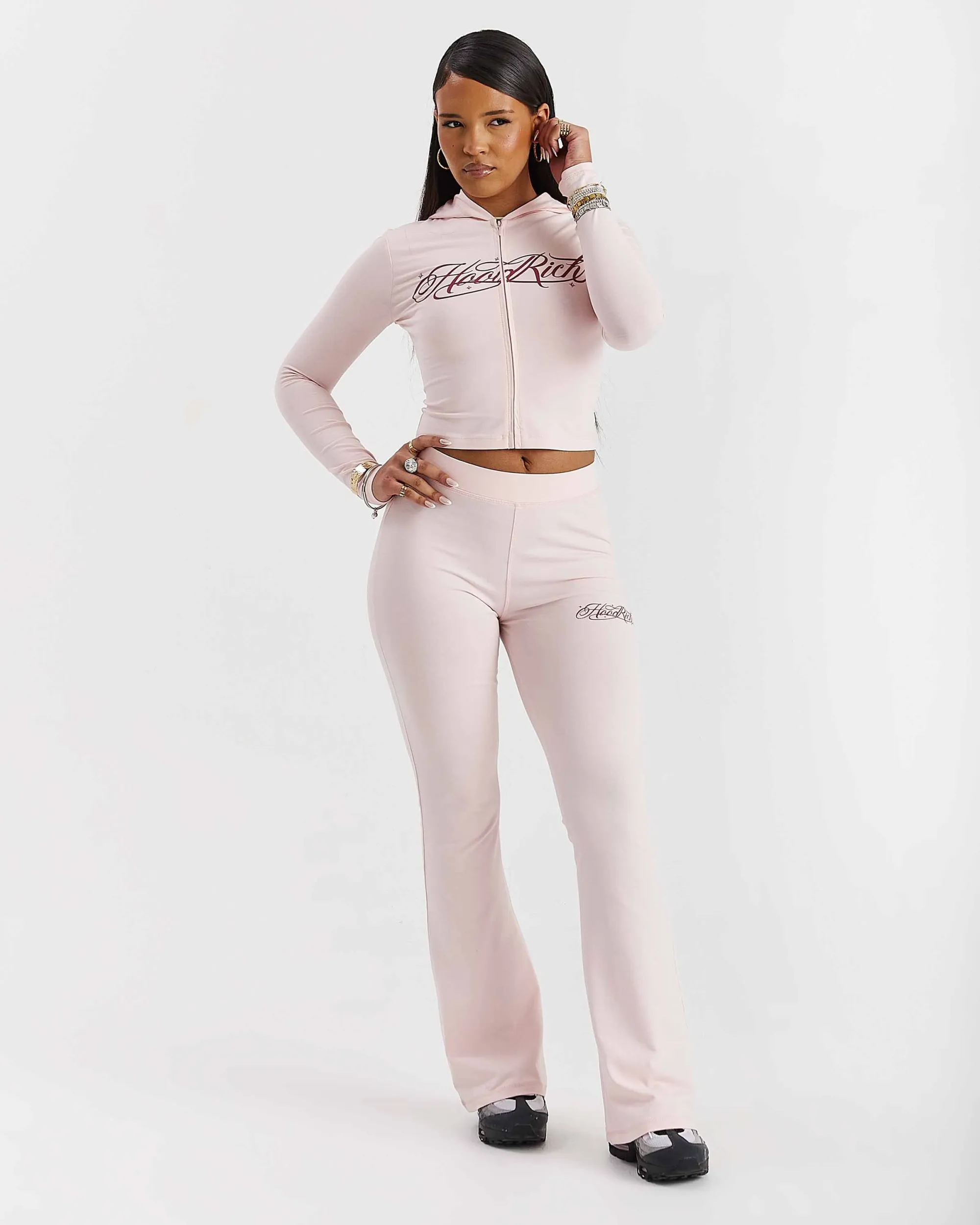 Solace Flare Leggings - Pink