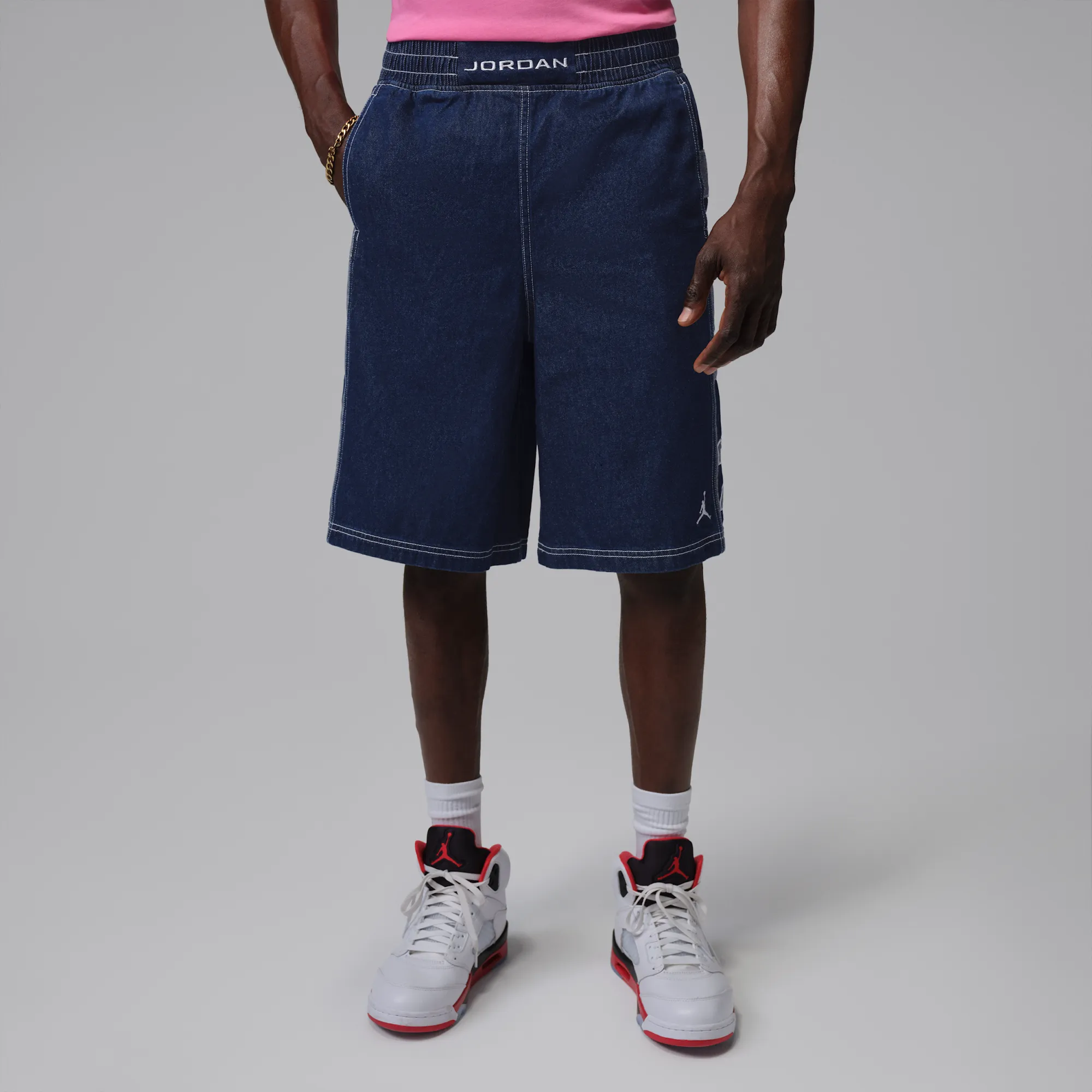 Nike Jordan Flight Club Men's Baggy Shorts - Blue