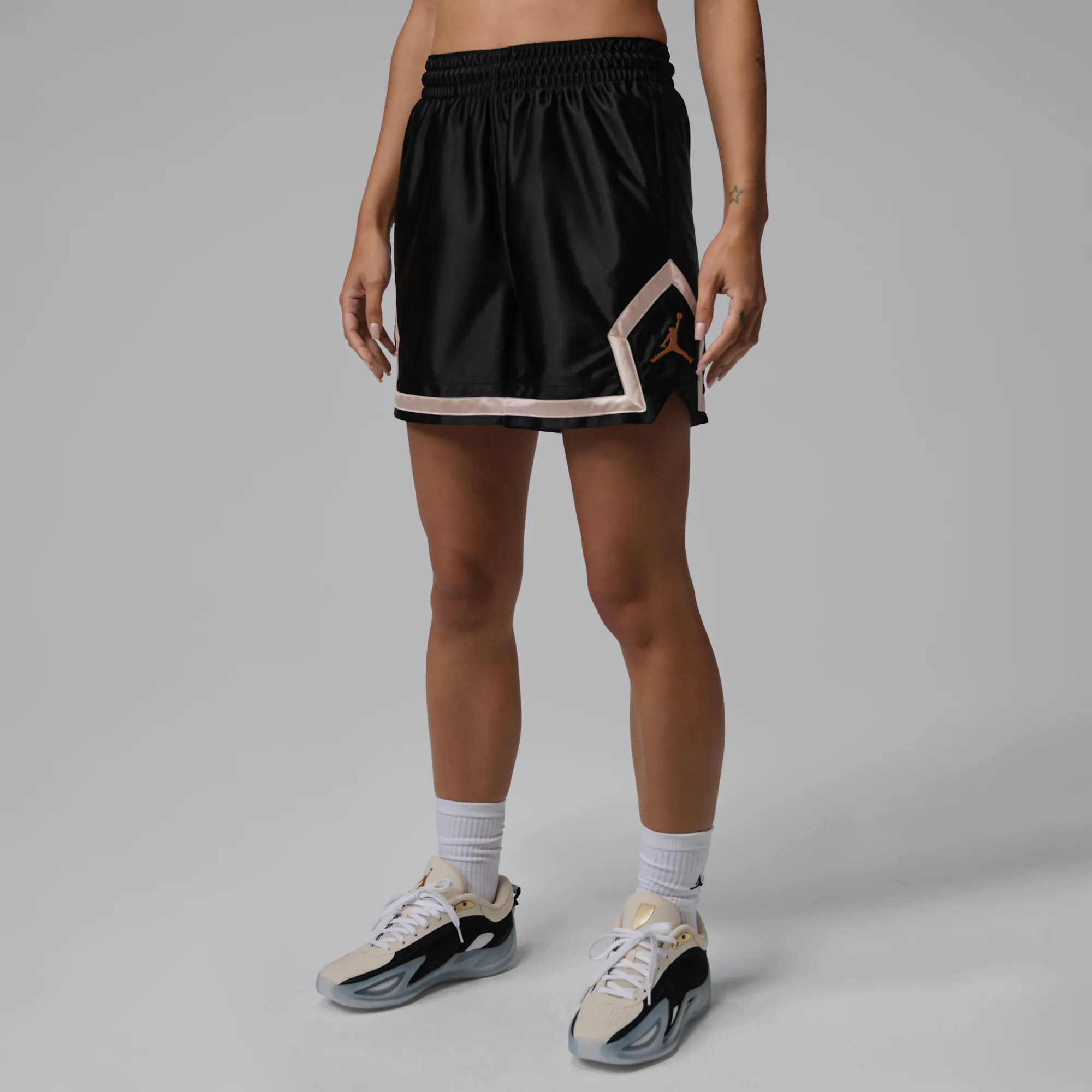 Nike Jordan Sport Women's Dri-FIT 10cm Diamond Shorts - Black