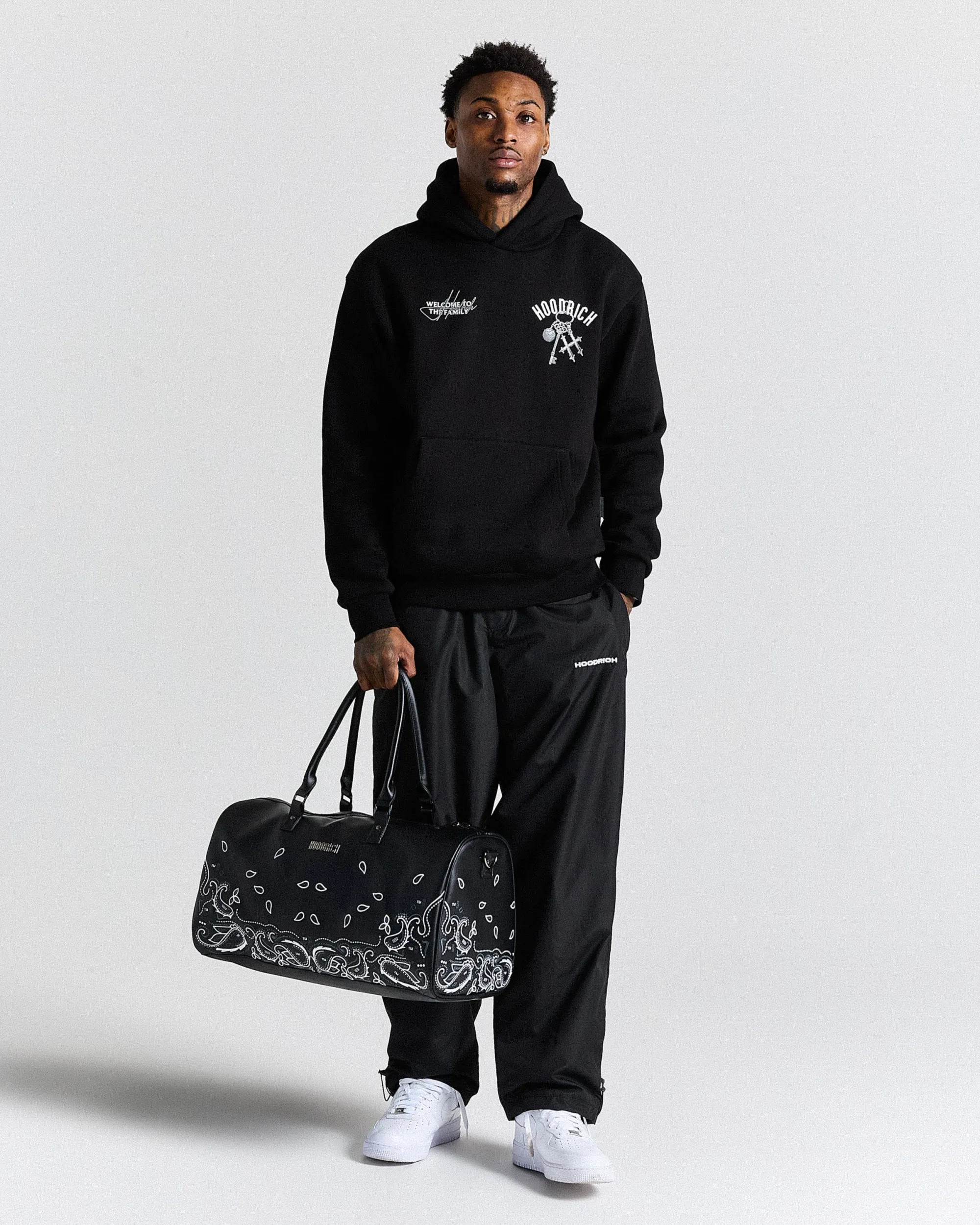 Motif Holdall - Black/White