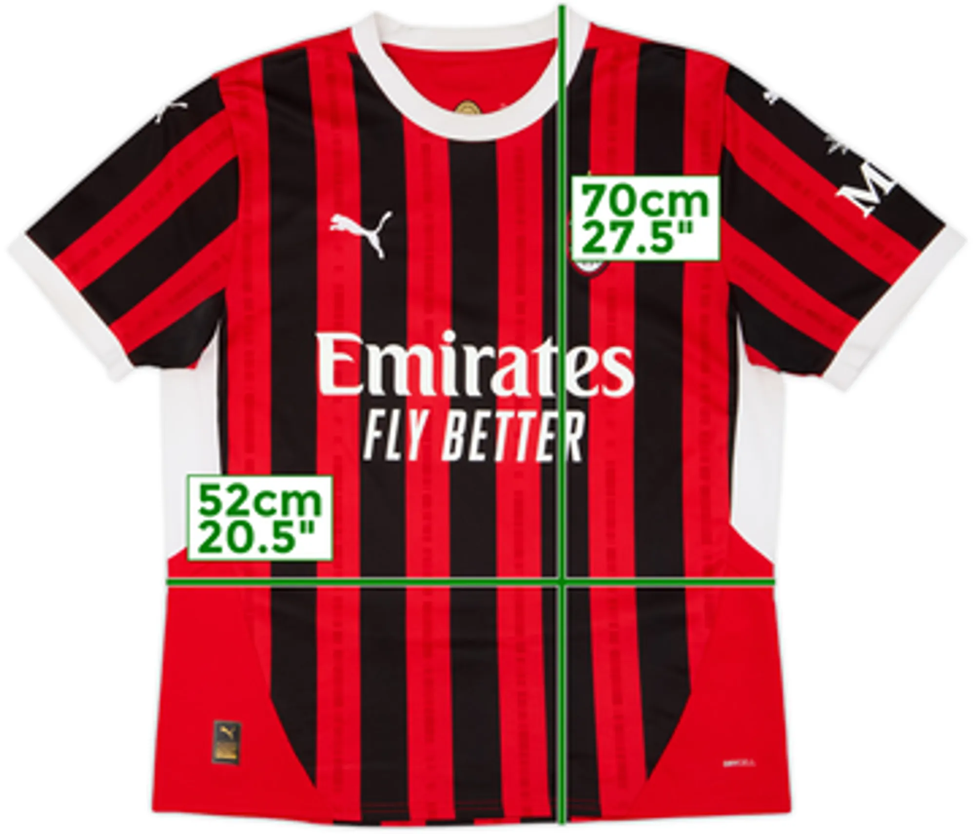 2024-25 AC Milan Home Shirt - 7/10 - (L)