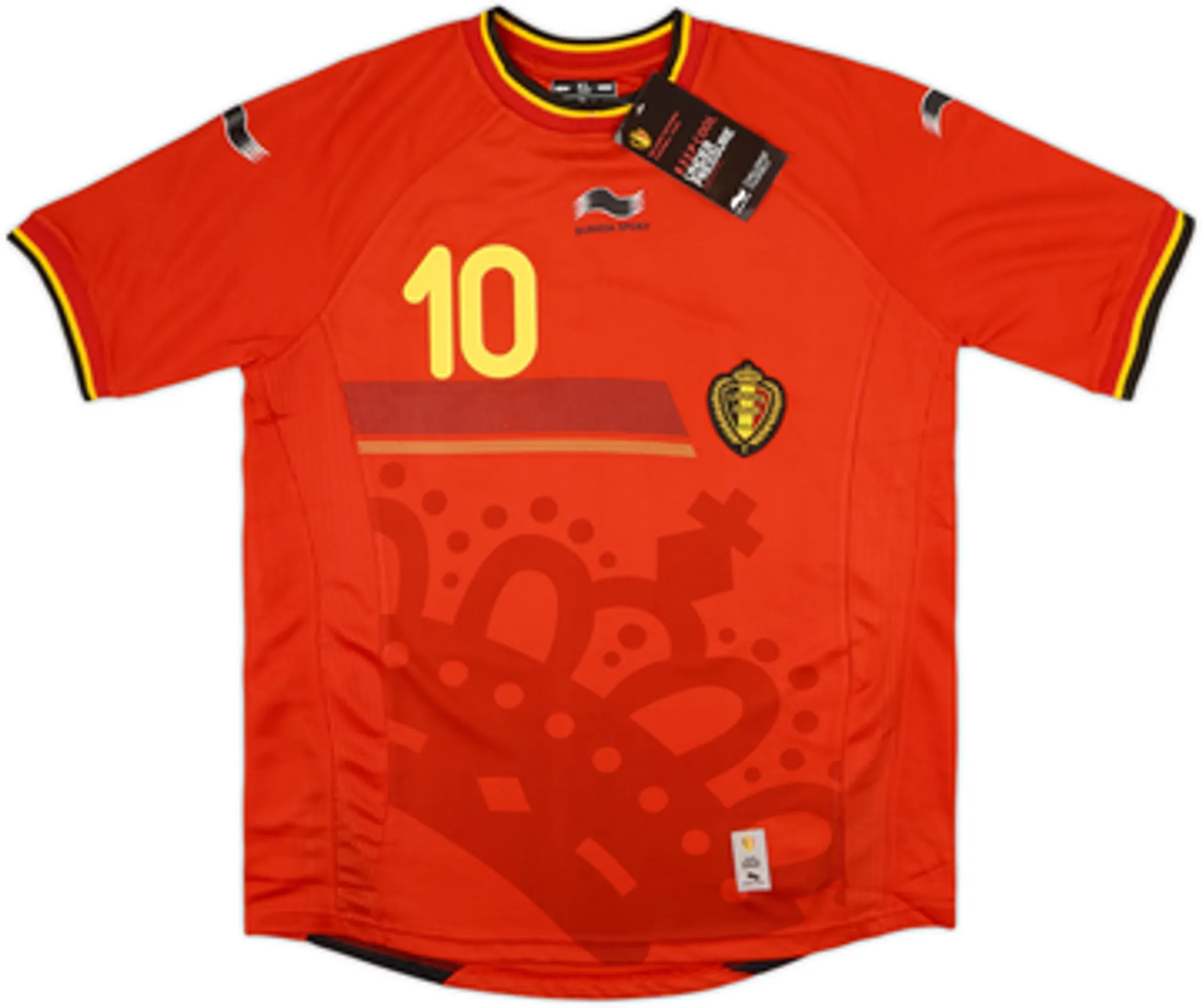 2014-15 Belgium Home Shirt E.Hazard #10 (L)