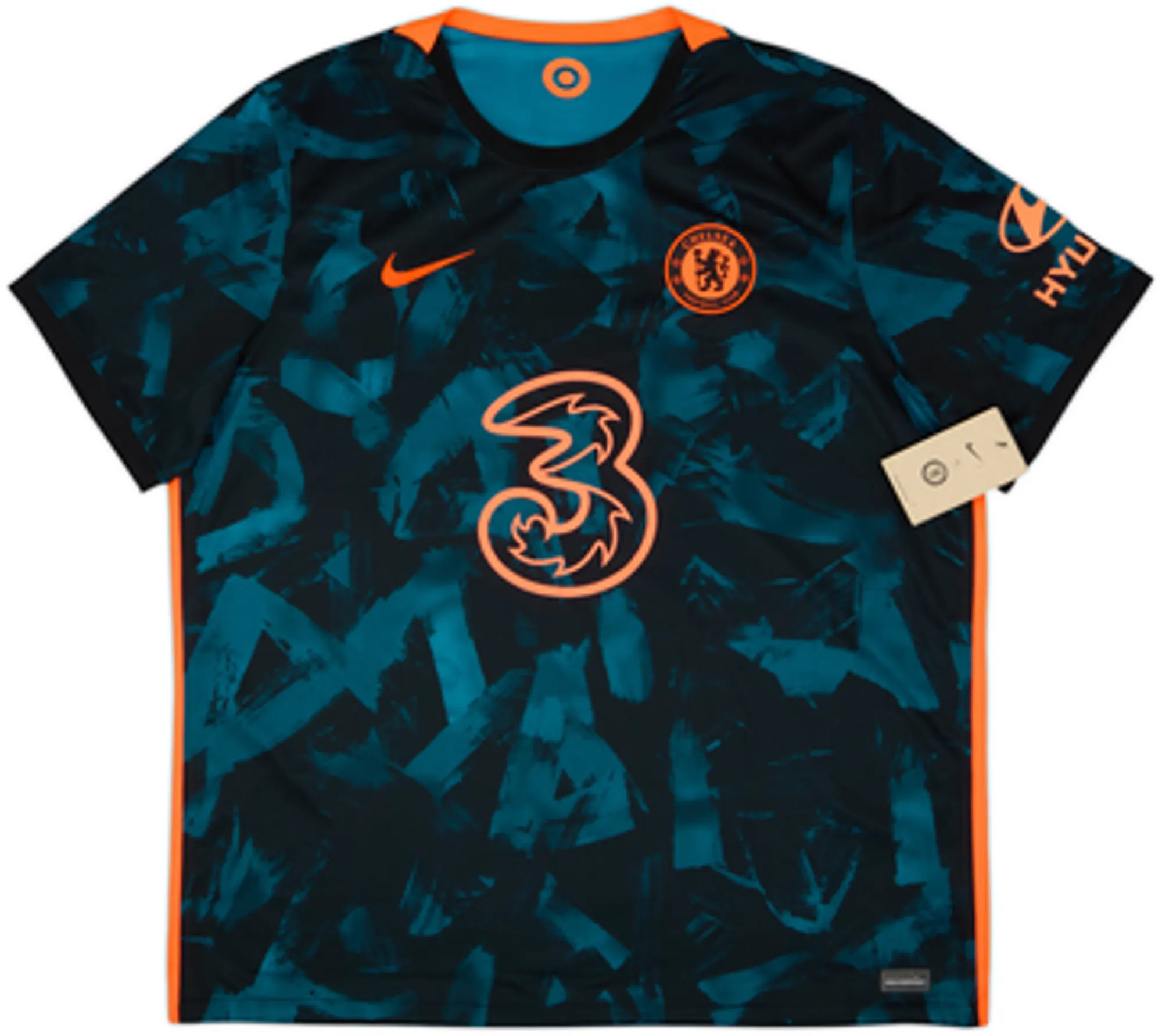 2021-22 Chelsea Third Shirt T.Silva #6 (XXL)
