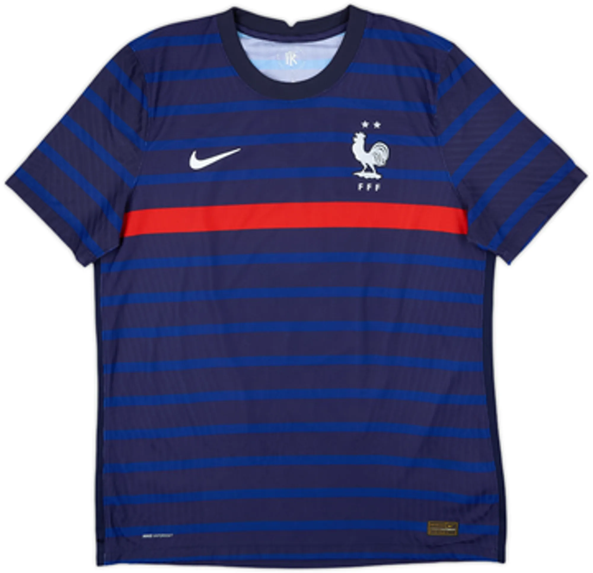 2020-21 France Authentic Home Shirt Pogba #6 - 8/10 - (L)