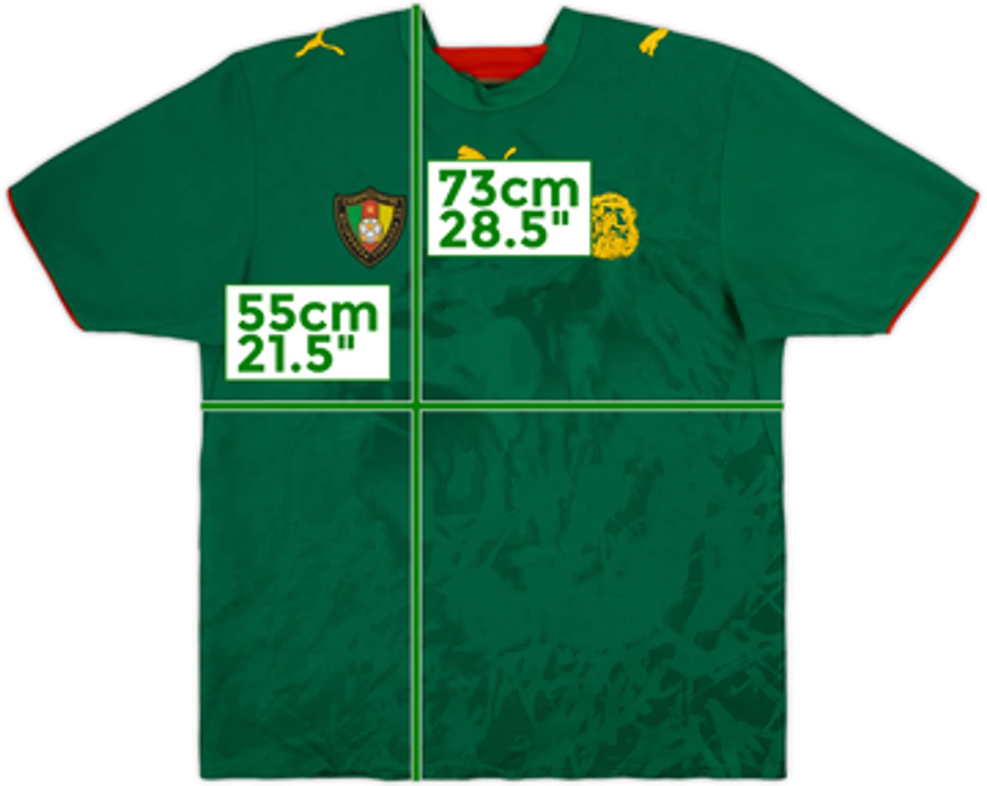 2006-08 Cameroon Home Shirt - 7/10 - (XL)