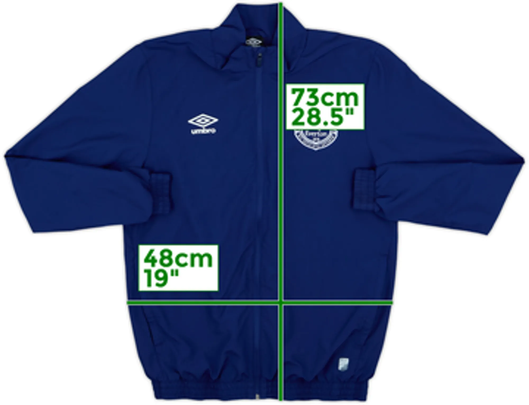 2015-16 Everton Umbro Track Jacket - 8/10 - (M)