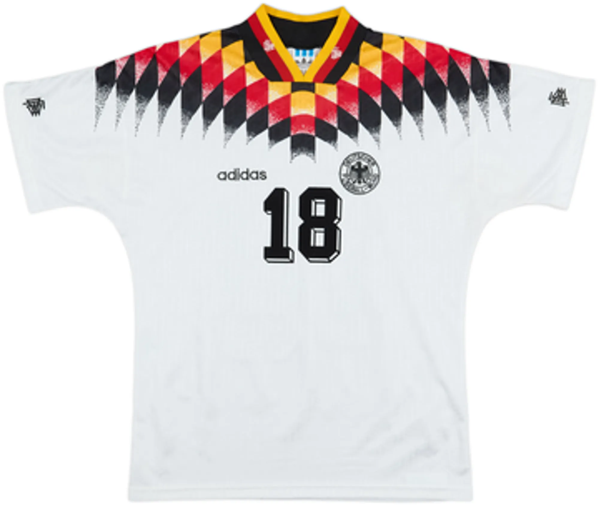 1994-96 Germany Home Shirt Klinsmann #18 - 10/10 - (XS)