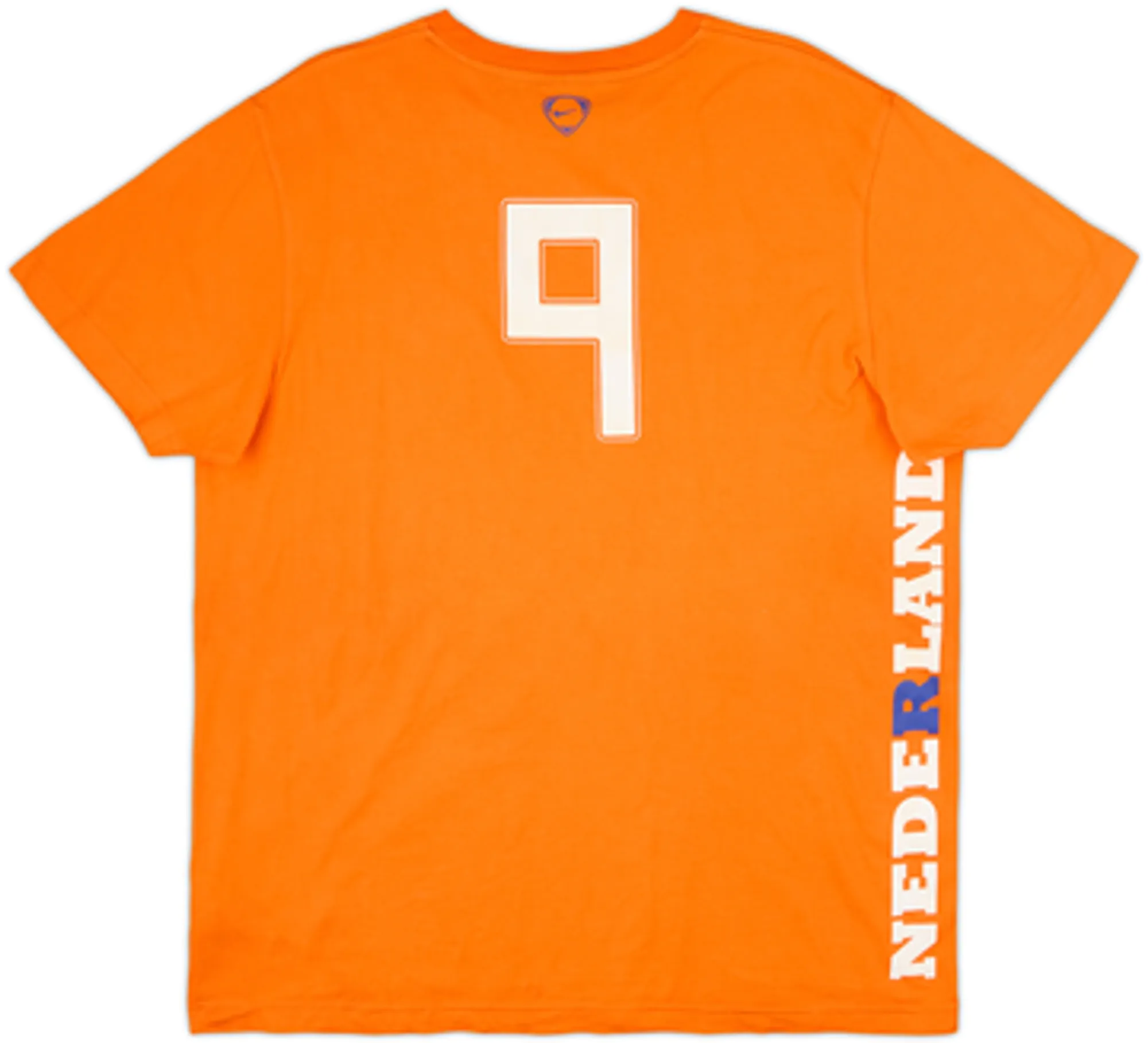 2008-10 Netherlands Nike Graphic Tee Ruud Van Nistelrooy #9 - 8/10 - (XL)