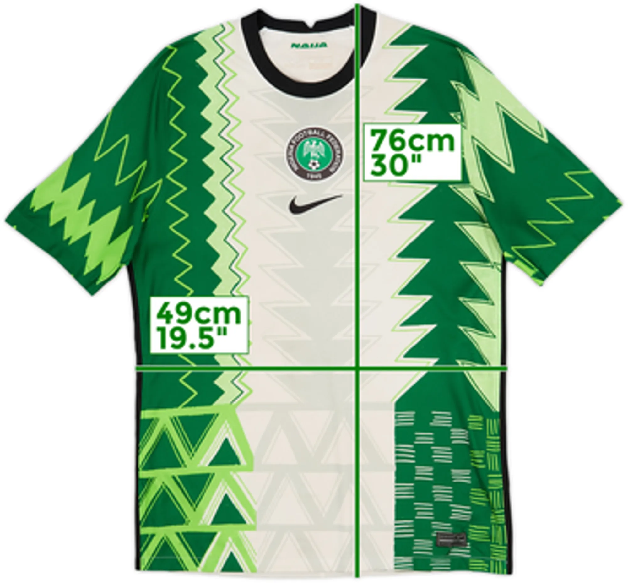 2020-21 Nigeria Home Shirt - 4/10 - (M)
