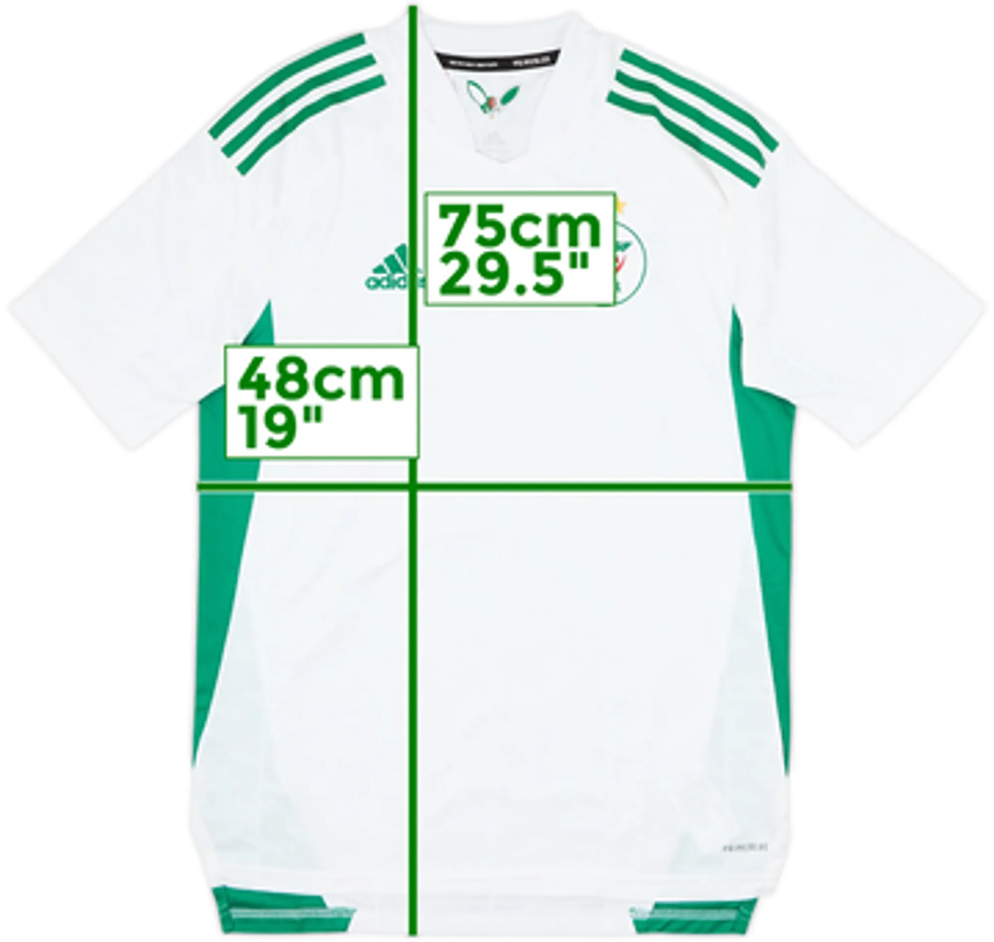 2020-21 Algeria Home Shirt - 9/10 - (XL.Boys)