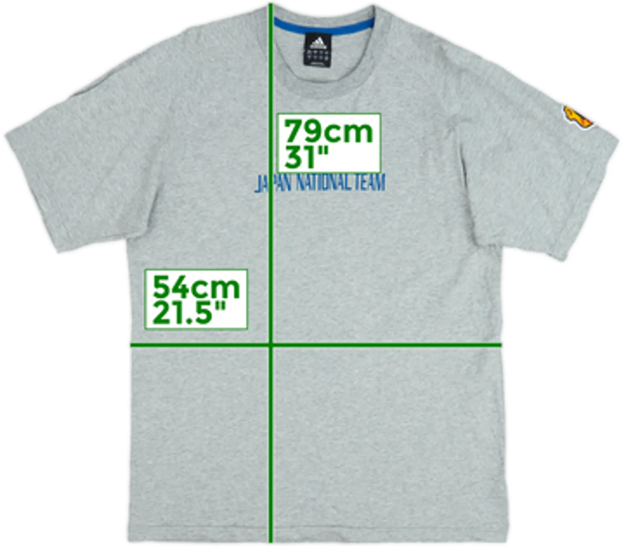 2002-03 Japan adidas Cotton Tee - 8/10 - (M/L)