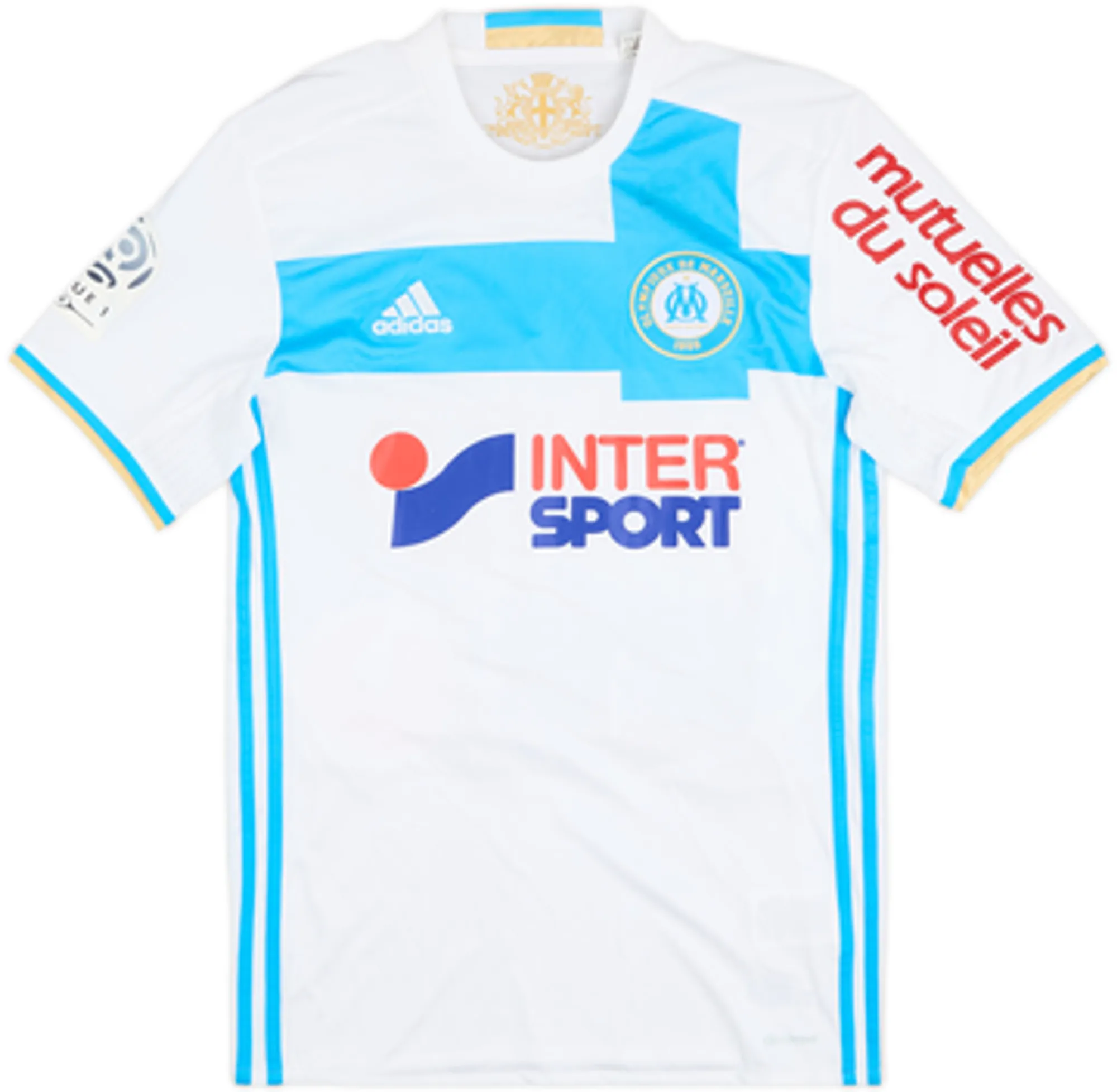 2016-17 Olympique Marseille Signed Home Shirt Djedje #26 - 6/10 - (XS)