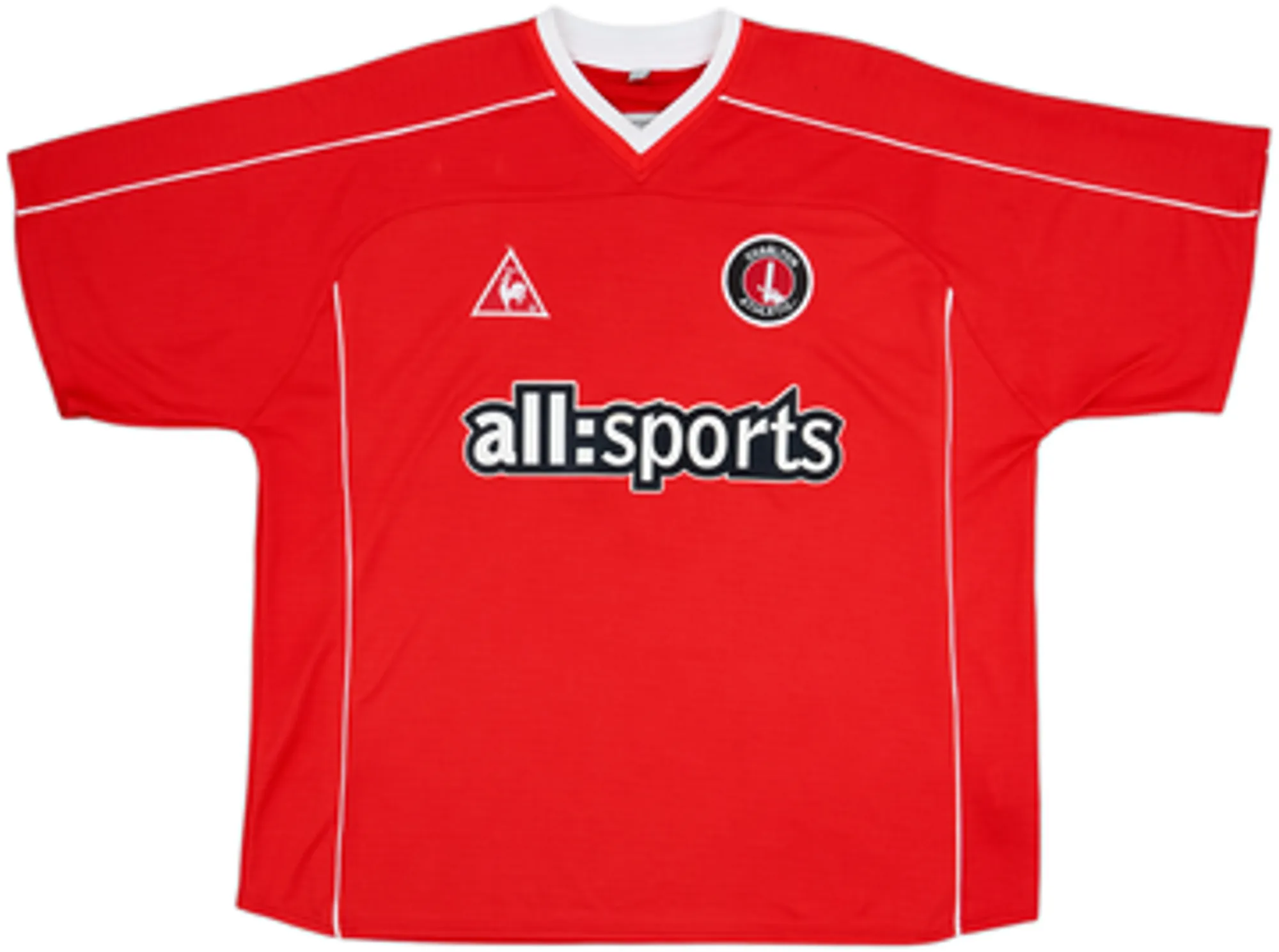 2002-03 Charlton Home Shirt Parker #7 - 8/10 - (XL)