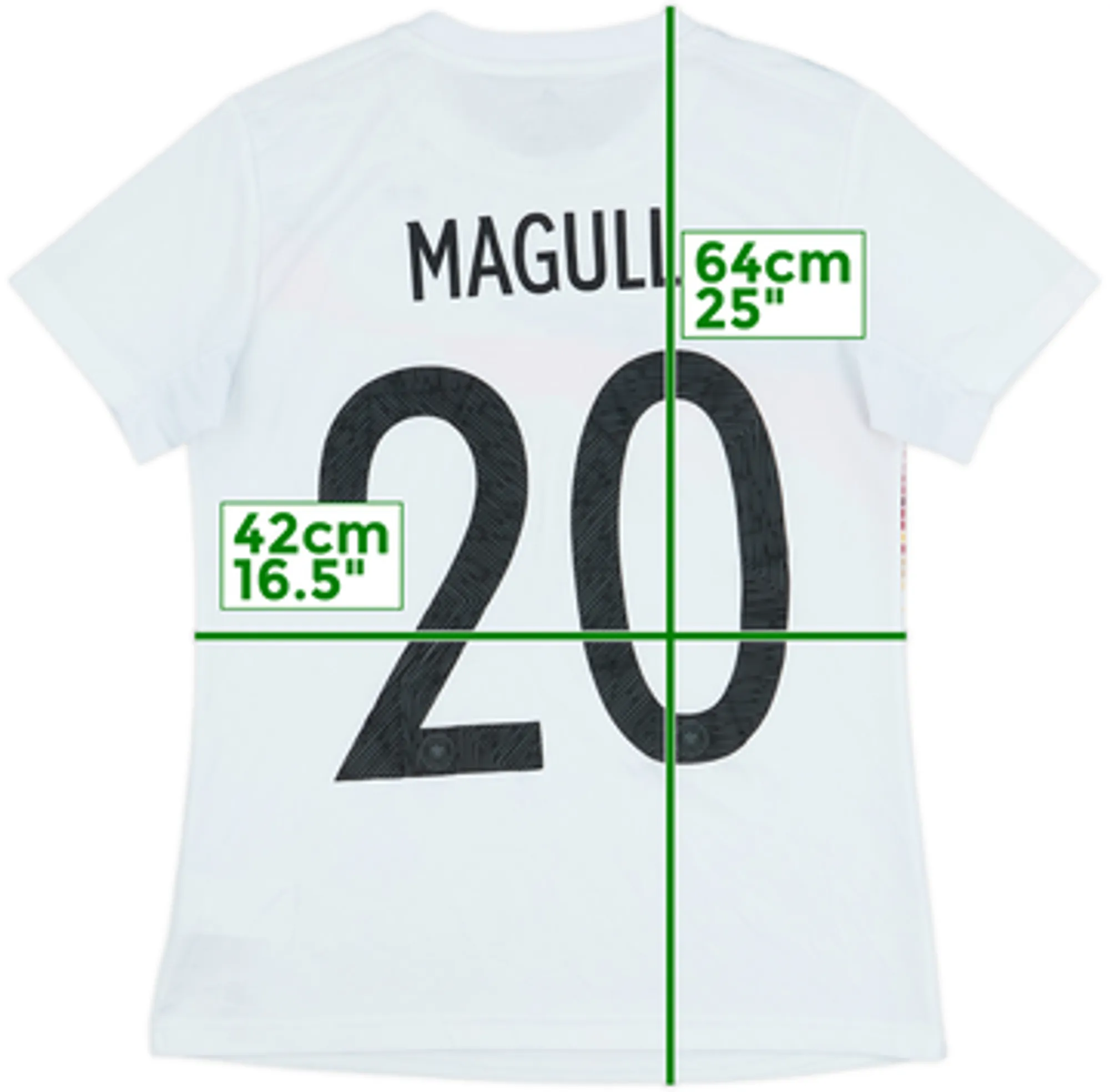 2019-20 Germany Women Home Shirt Magull #20 - 8/10 - (Women's S)