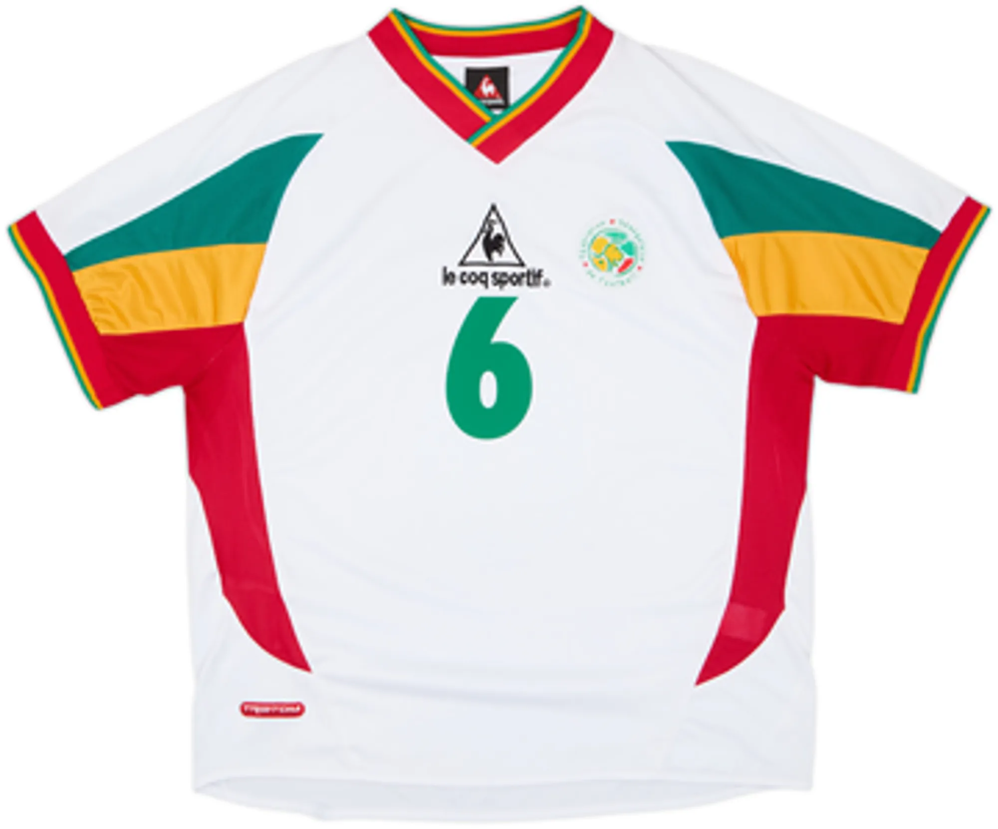 2002-04 Senegal Home Shirt Cisse #6 - 8/10 - (S)