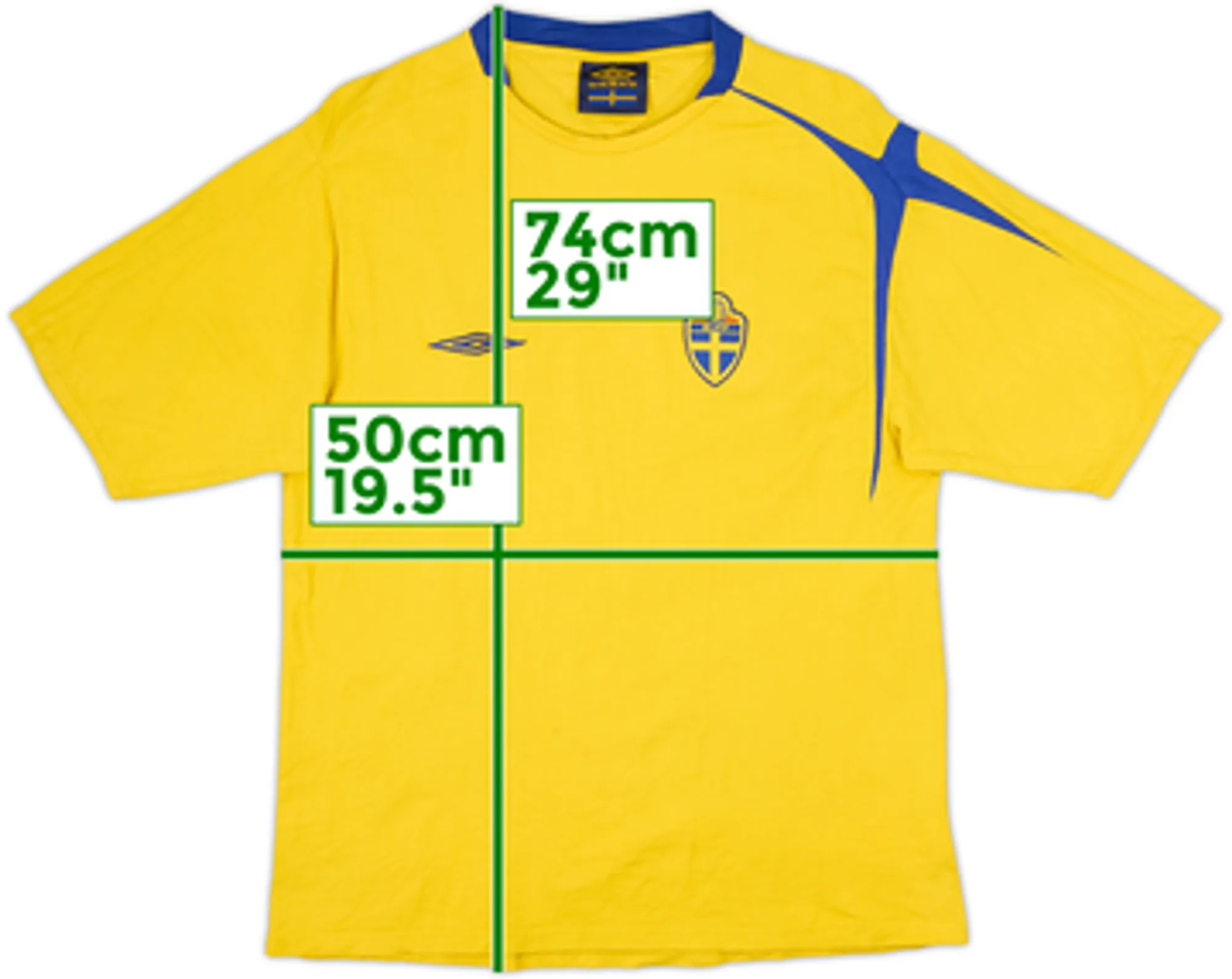 2004 Sweden Umbro Cotton Tee - 7/10 - (M)