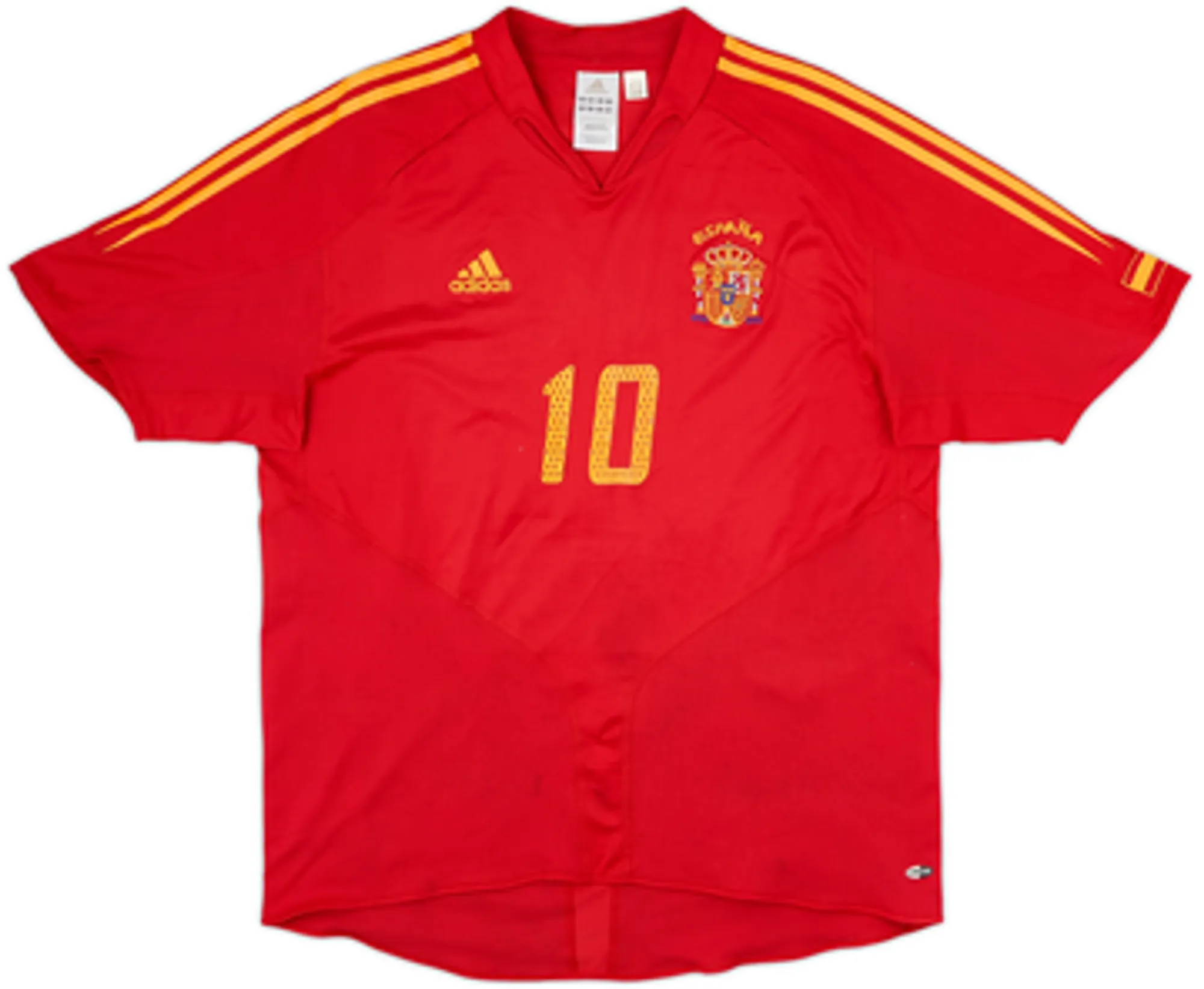 2004-06 Spain Home Shirt Morientes #10 - 5/10 - (L)