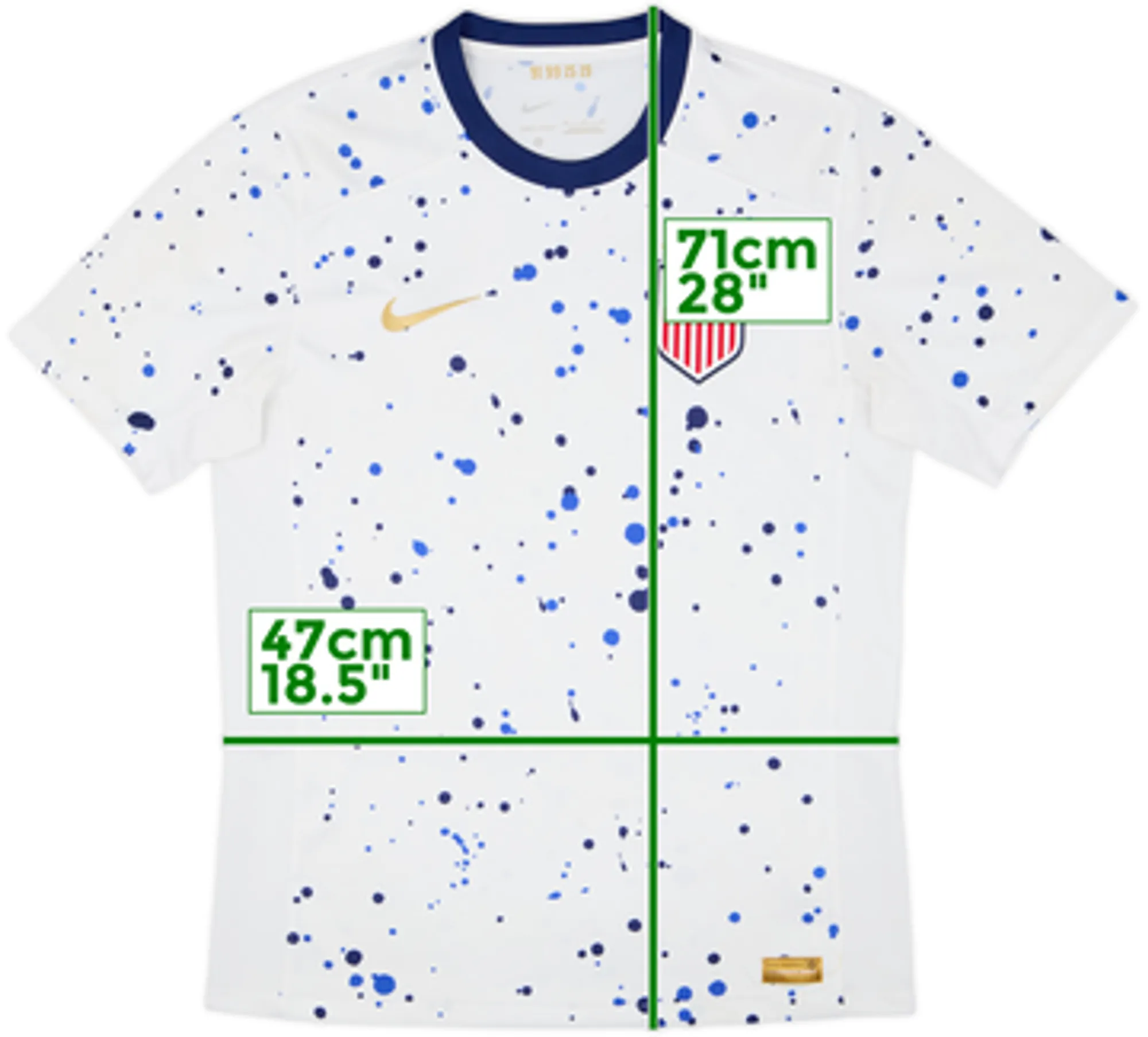 2023-24 USA Women's Home Shirt - 7/10 - (Men's M)