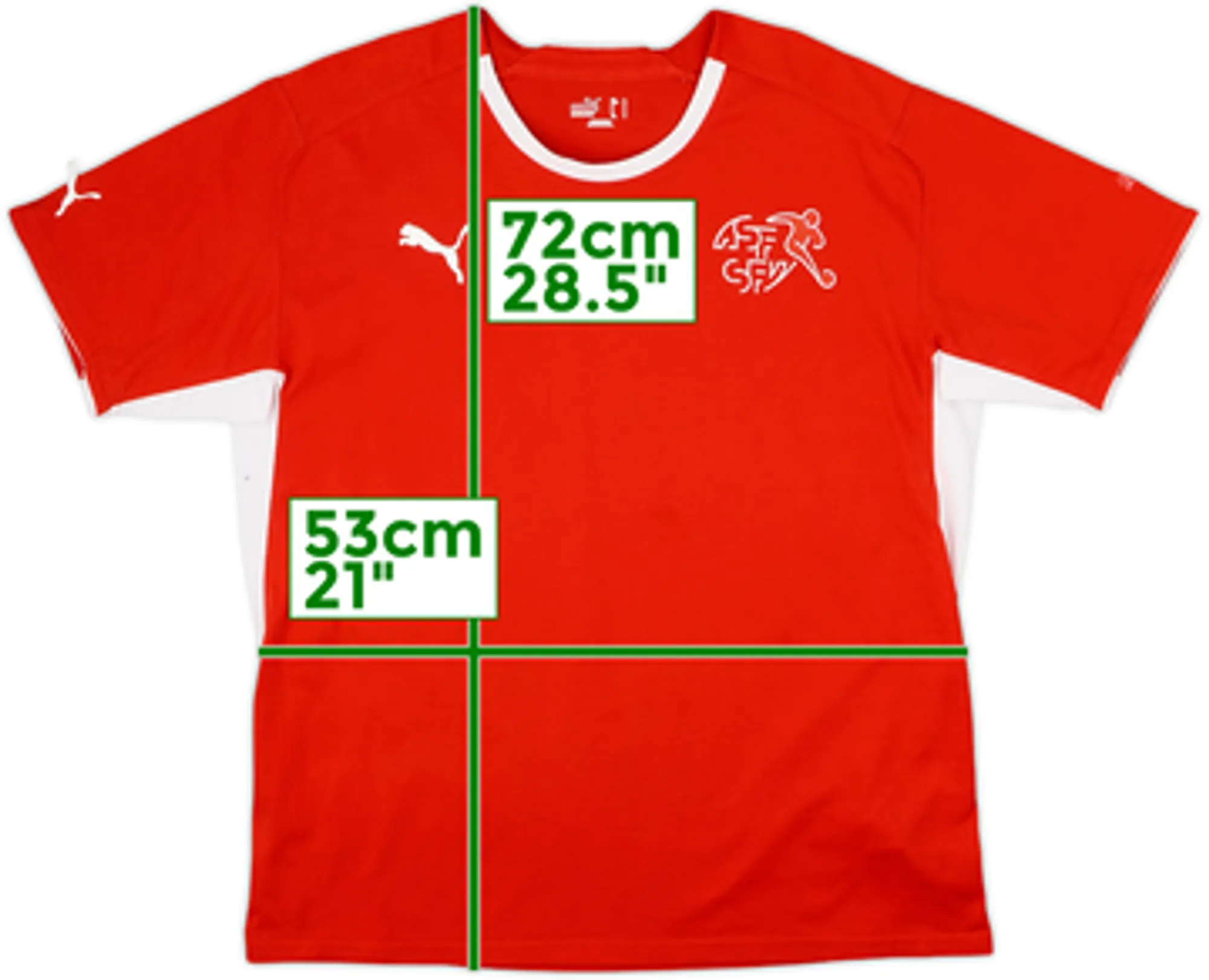 2008-10 Switzerland Puma Cotton Tee - 5/10 - (L)
