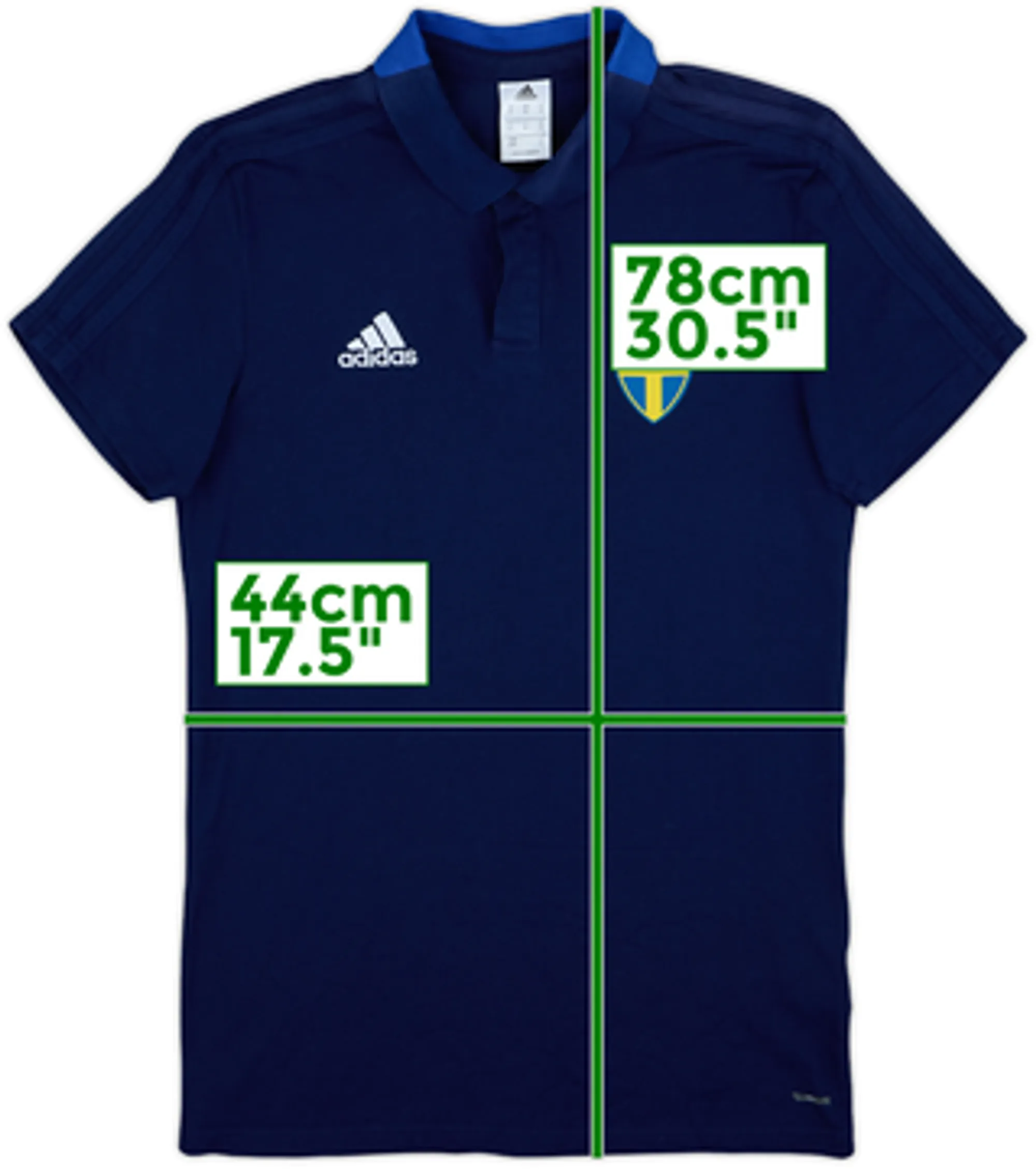 2017-18 Sweden adidas Polo Shirt - 9/10 - (Women's M)
