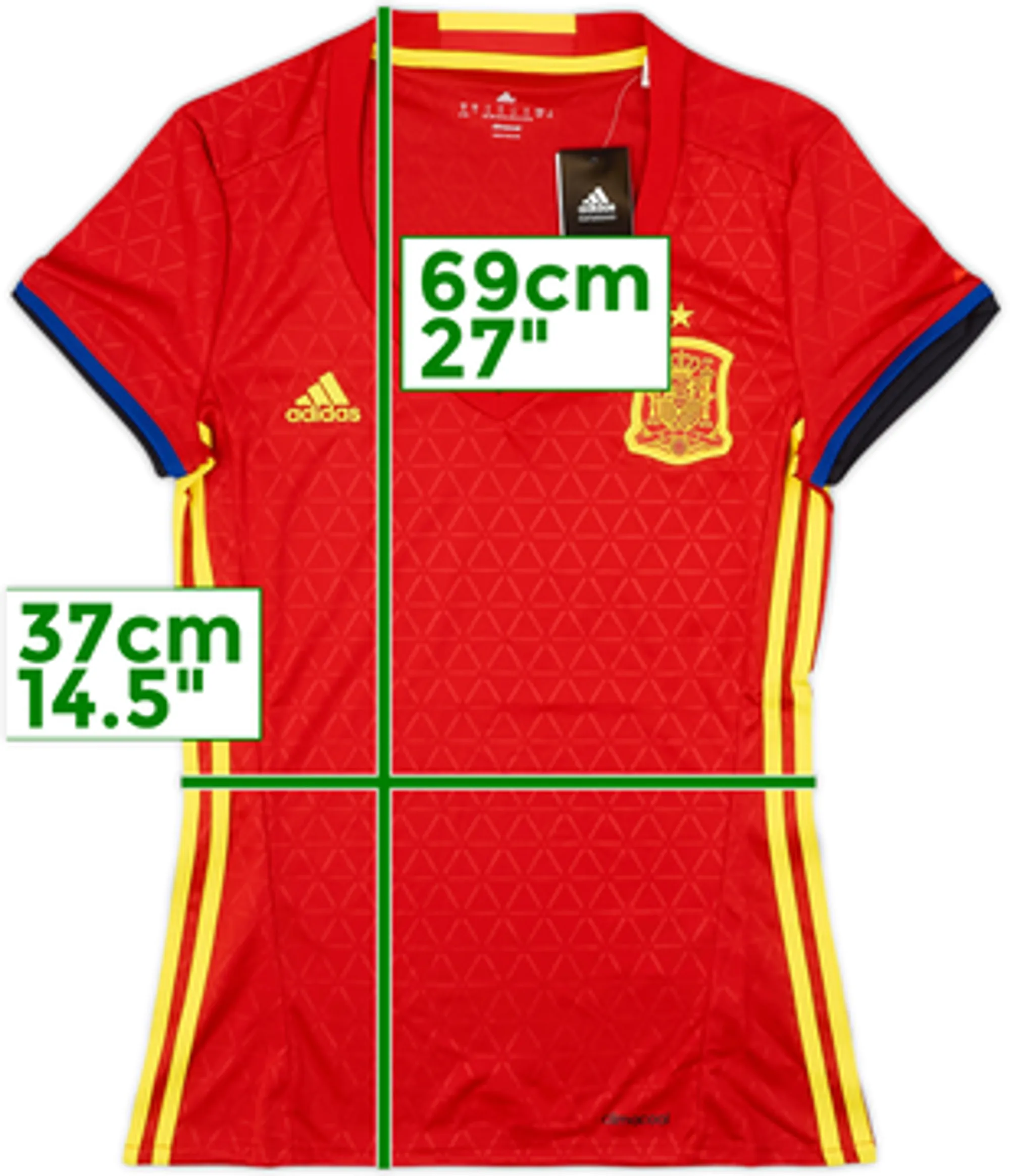 2016-17 Spain Home Shirt (Women's M)