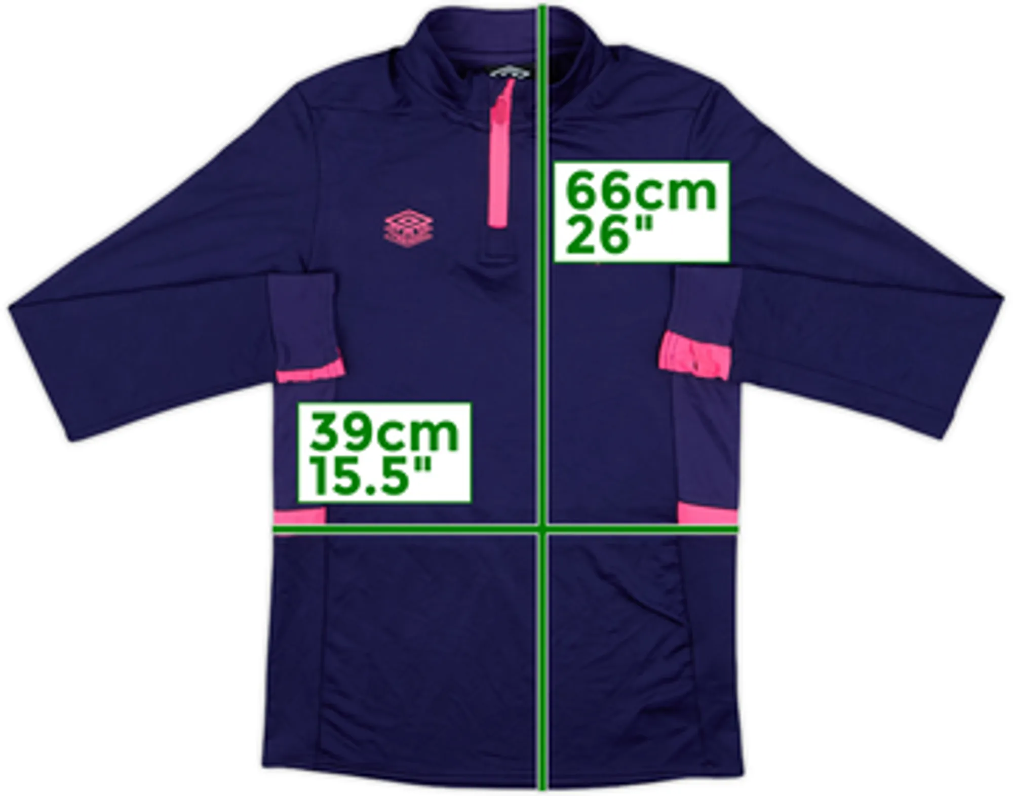 2023-24 West Ham Umbro 1/4 Zip Training Top - 8/10 - (L.Boys)