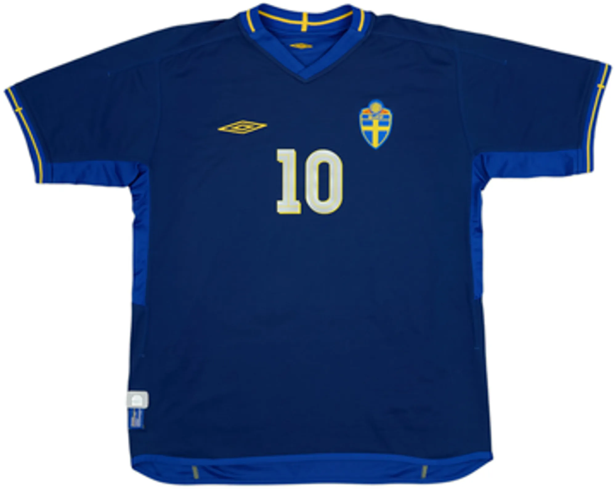 2003-04 Sweden Away Shirt Ibrahimovic #10 - 9/10 - (L)