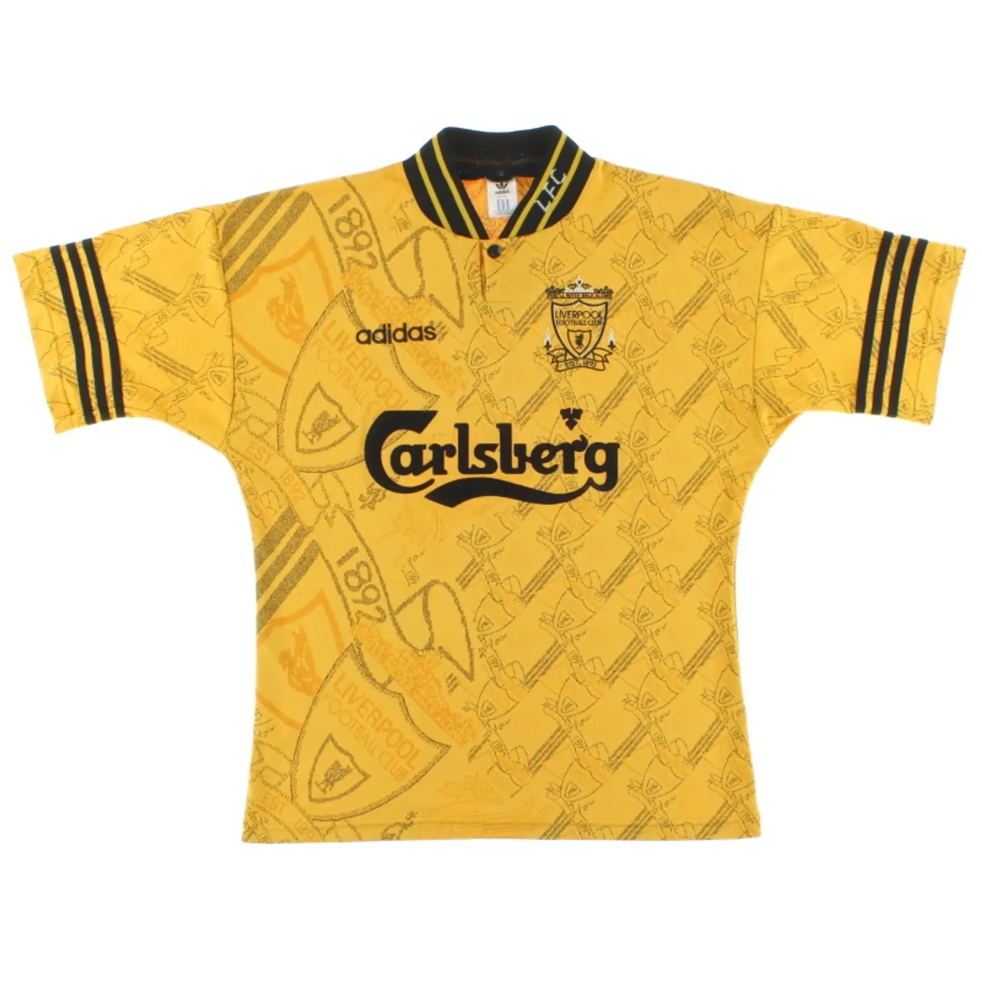 1994-96 Liverpool adidas Third Shirt M - Liverpool / Excellent 
