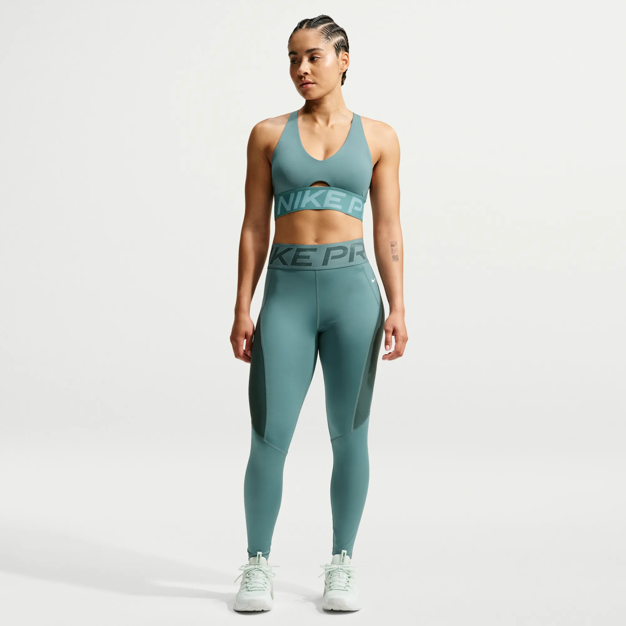 Nike Pro Sculpt Women's High-Waisted 7/8 Leggings - Grey