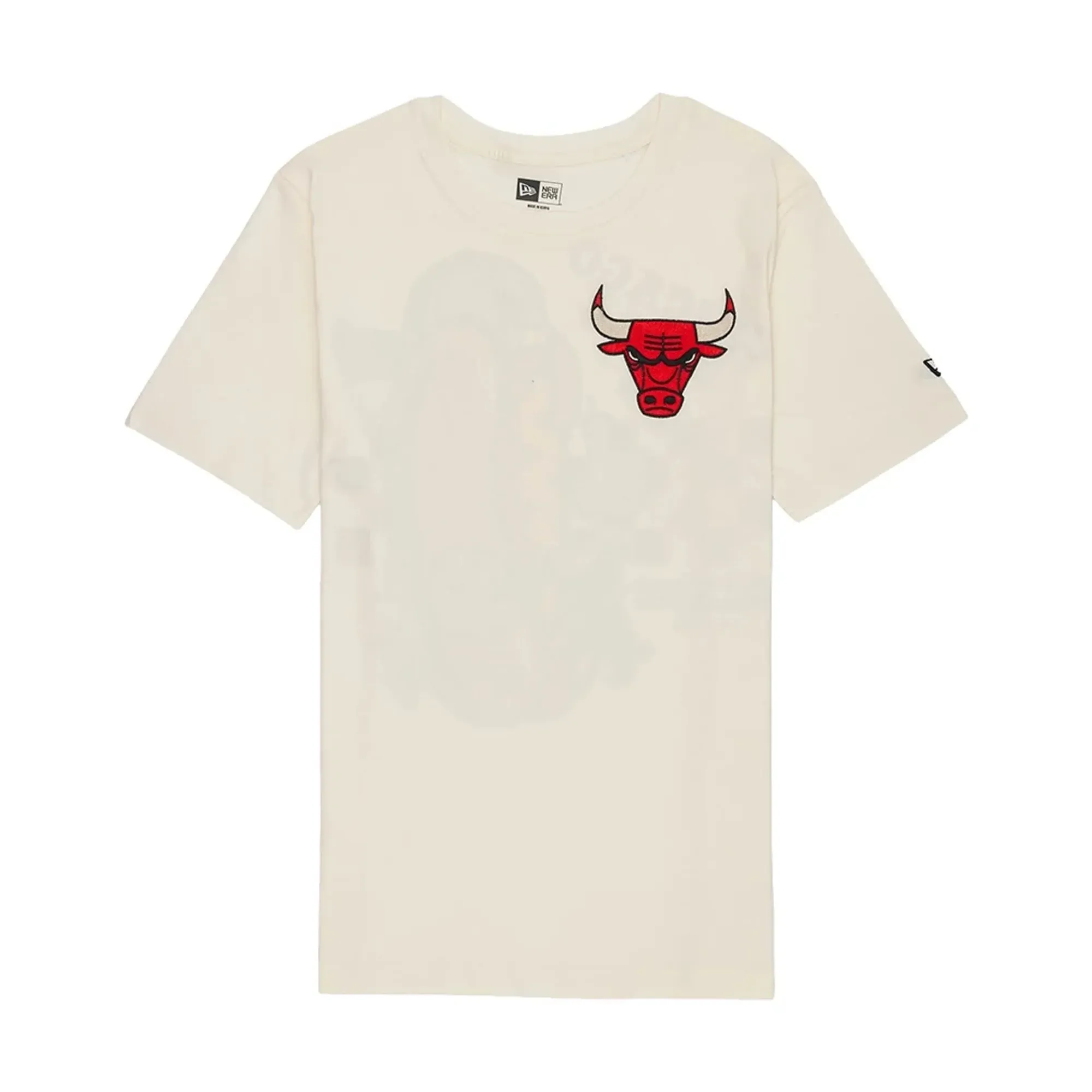 Chicago Bulls NBA Hotdog Cream T-Shirt New Era Cap adult unisex