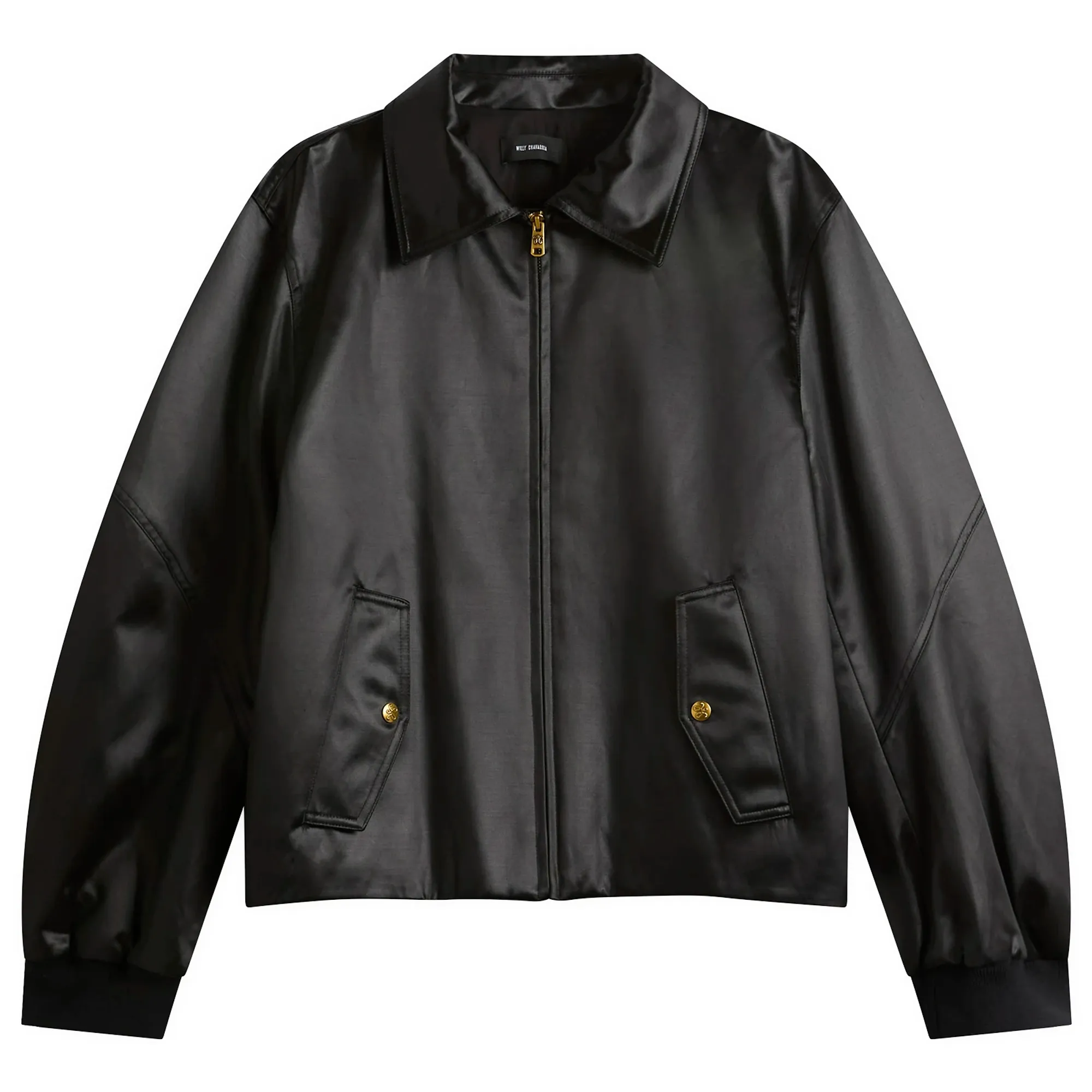 Willy Chavarria Men's Opera Bomber Jacket Black