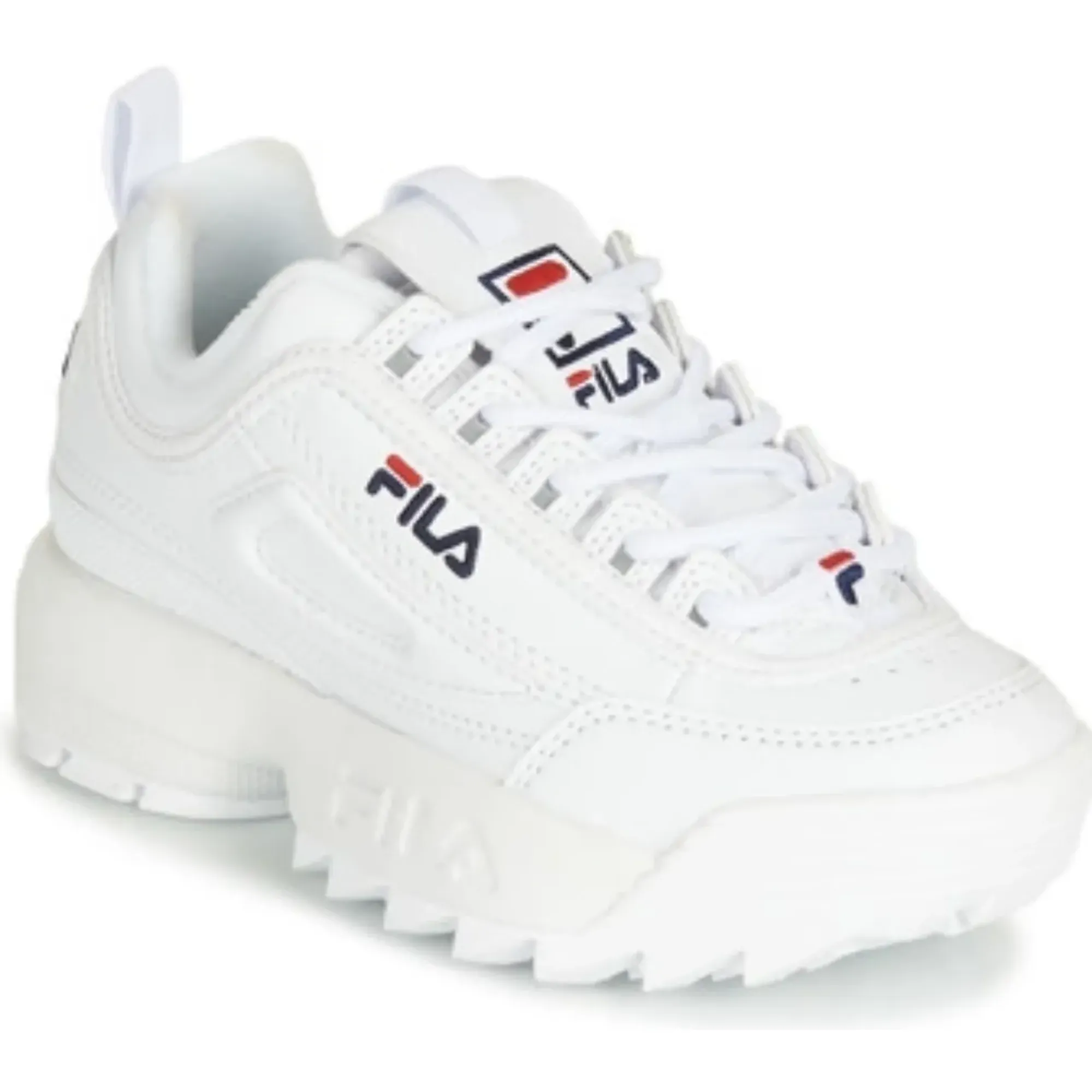 Fila  DISRUPTOR KIDS  boys's Children's Shoes (Trainers) in White