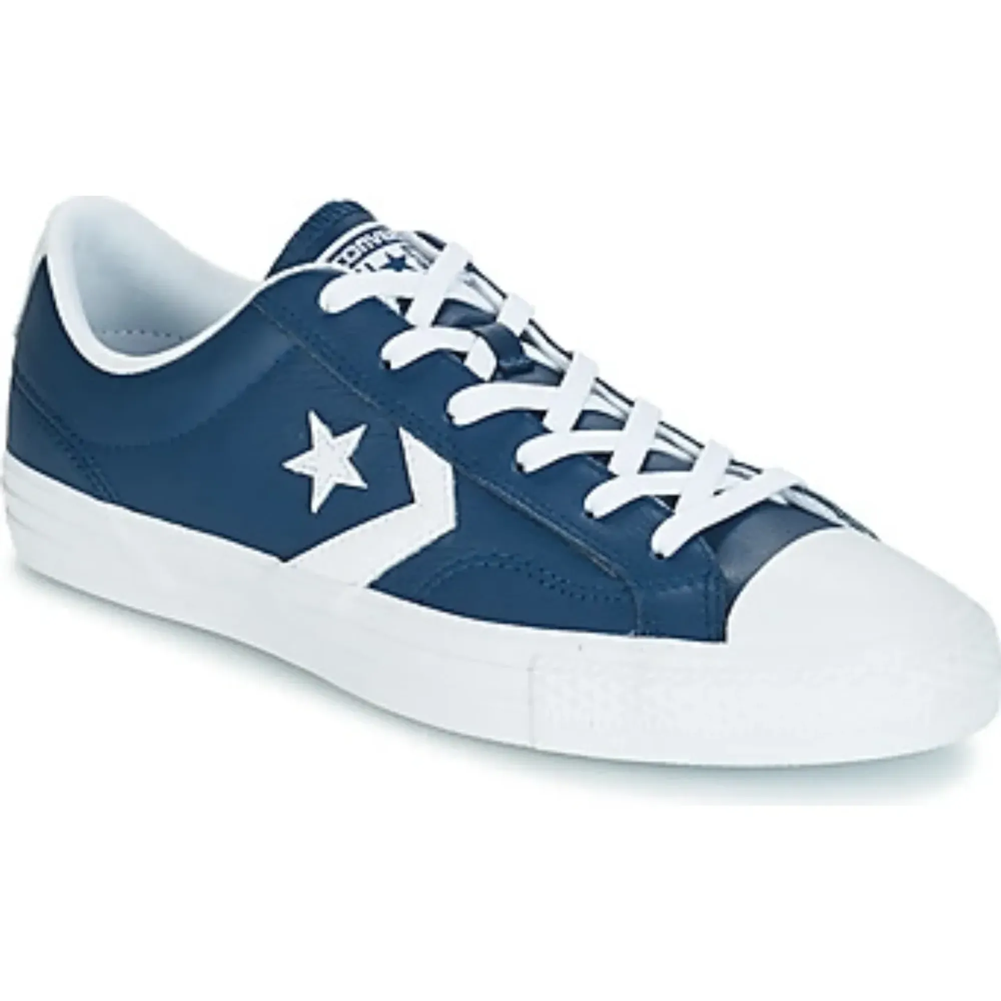 Converse  Star Player Ox Leather Essentials  men's Shoes (Trainers) in Blue
