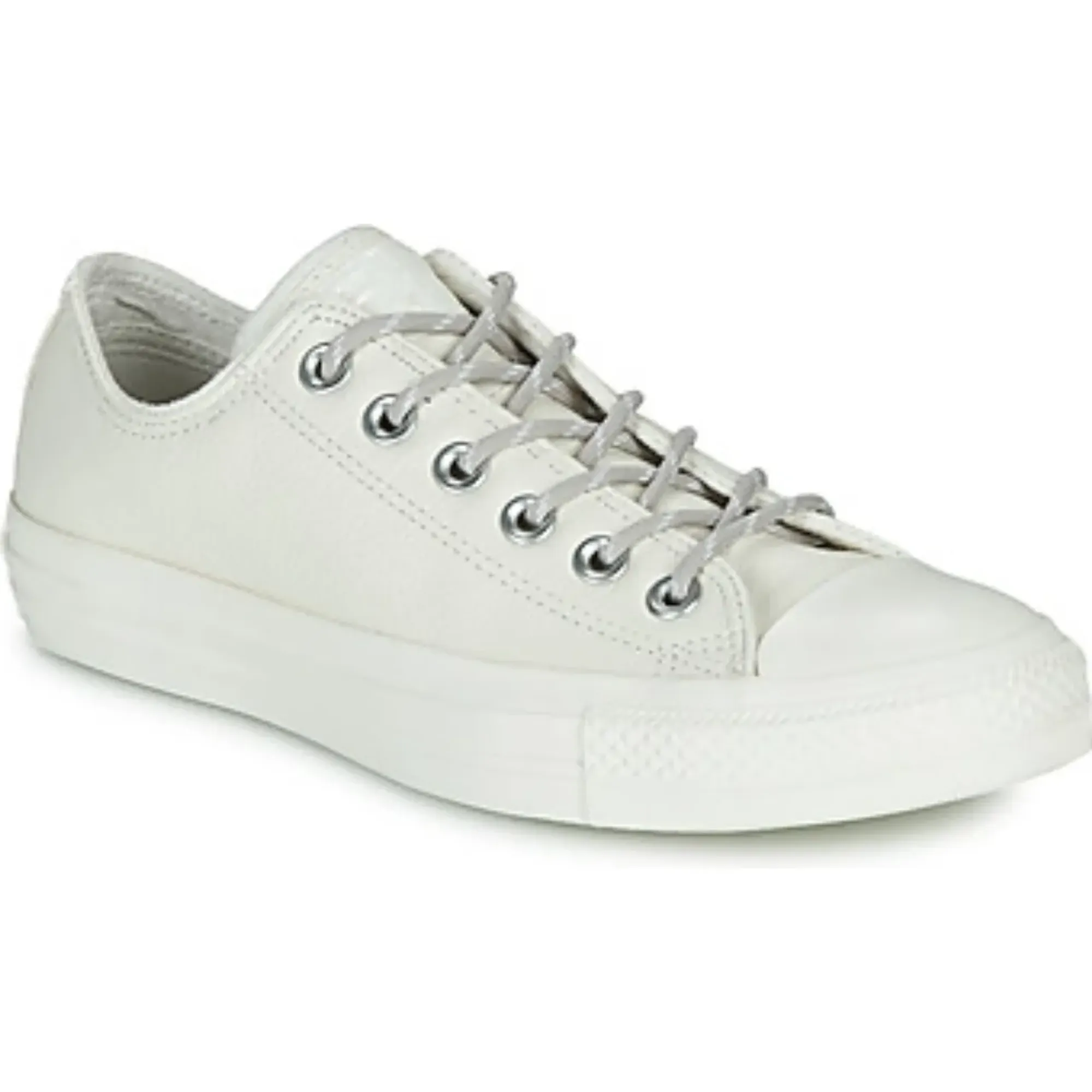 Converse  CHUCK TAYLOR ALL STAR LEATHER OX  women's Shoes (Trainers) in Beige