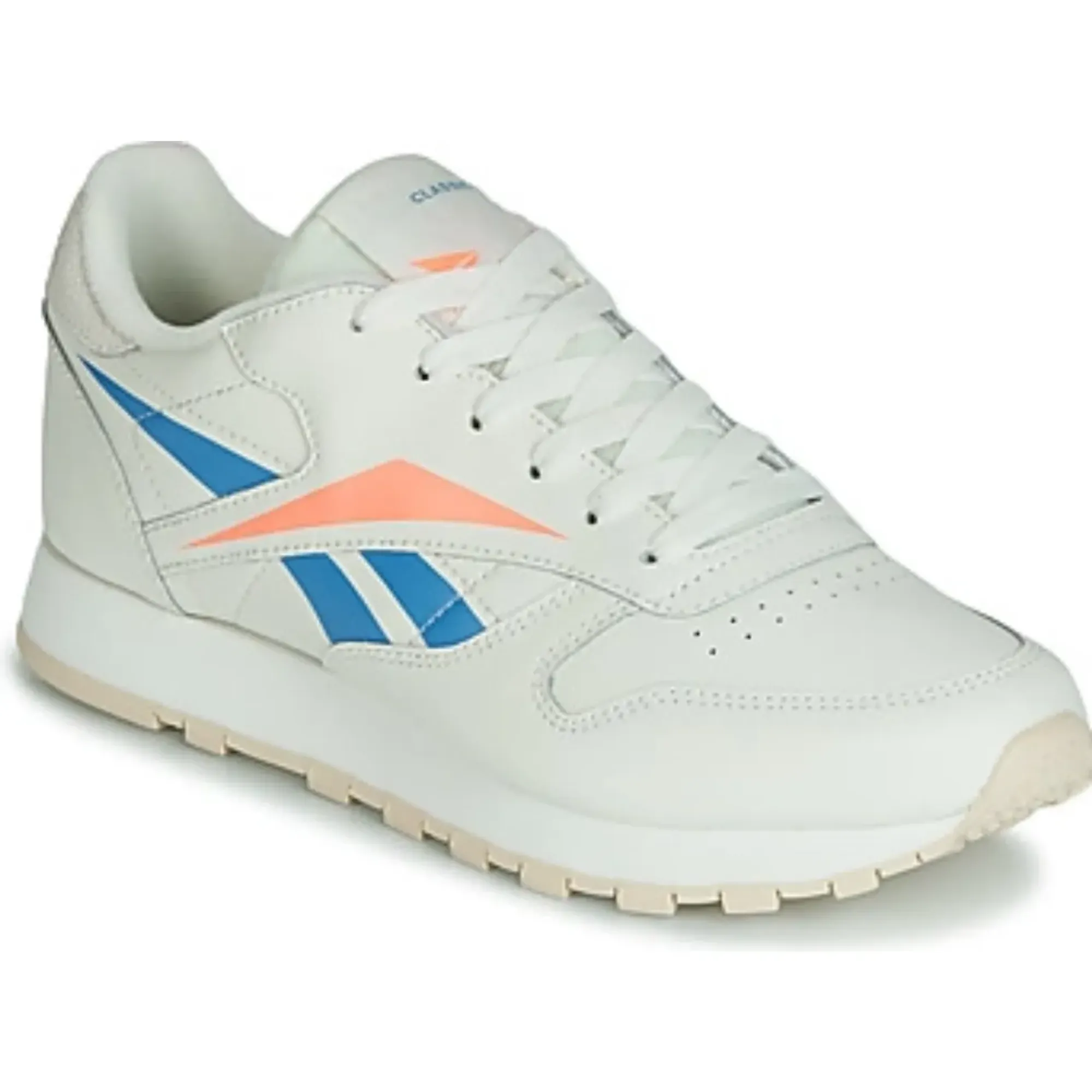 Reebok Classic  CL LTHR  women's Shoes (Trainers) in Beige