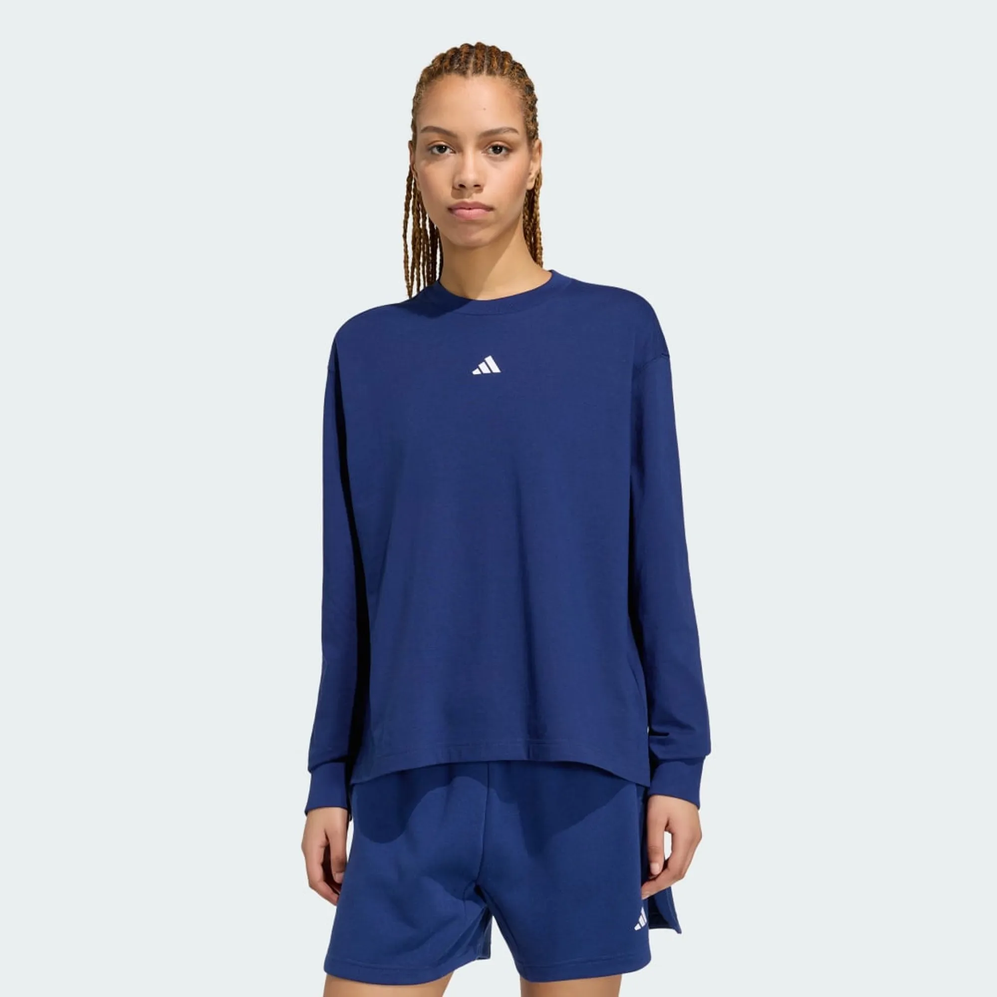 adidas 3 STRIPES STUDIO BOYFRIEND Long-Sleeve Top Long-Sleeve Top