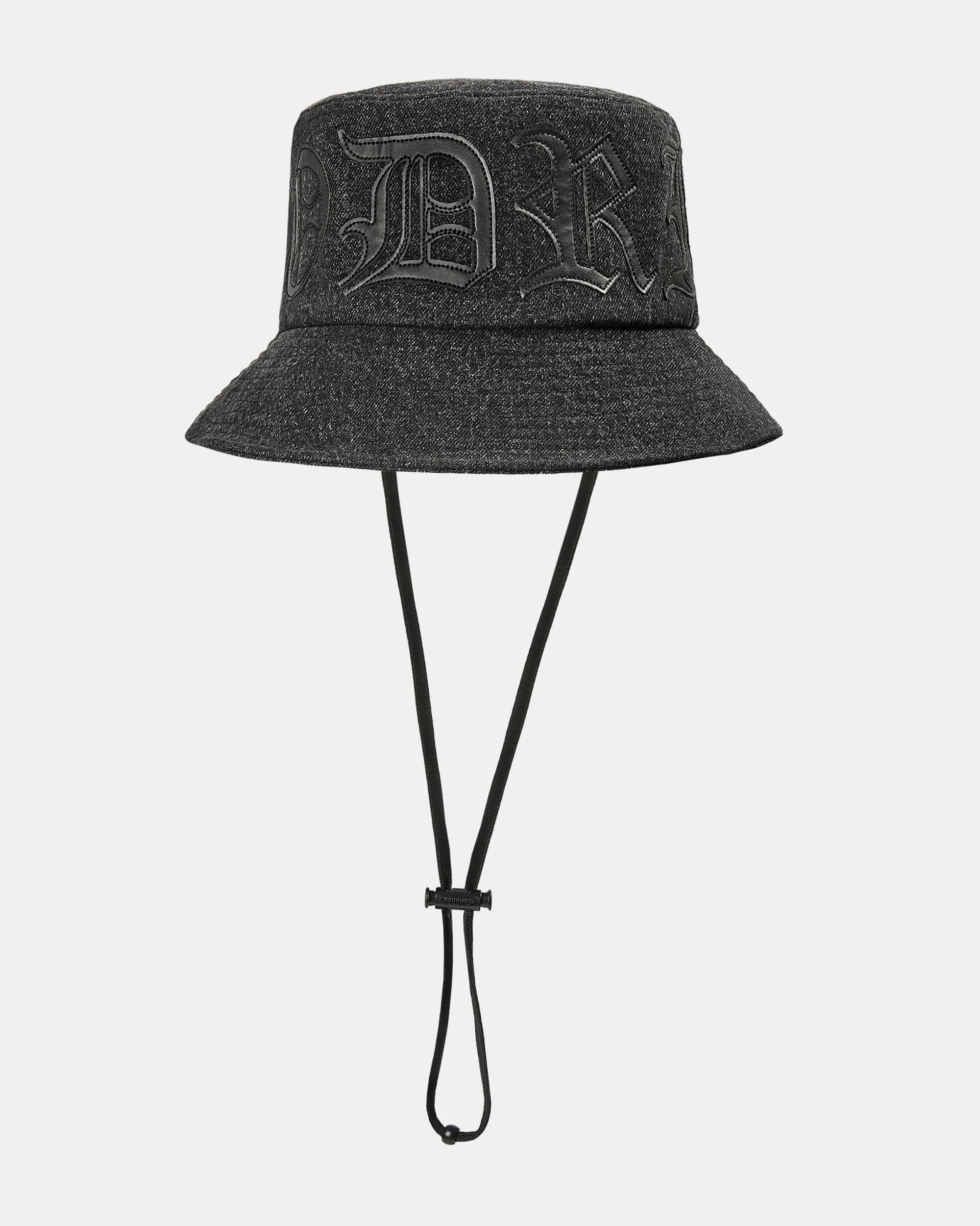Inkline Denim Bucket Hat - Black