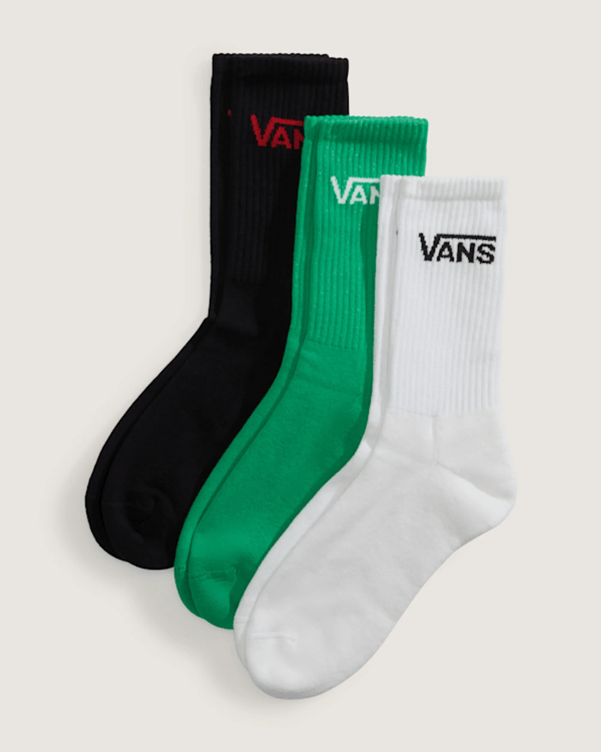Vans - Smu 3-Pack Classic Crew Multi, Man, Green
