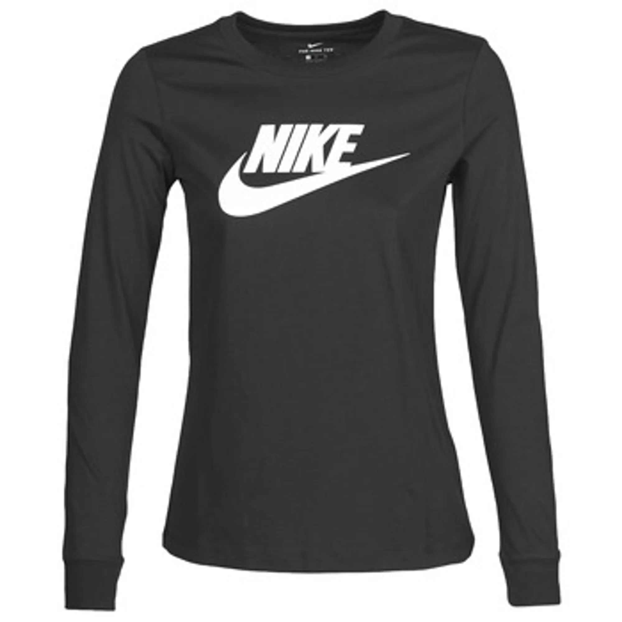 Nike  W NSW TEE ESSNTL LS ICON FTR  women's  in Black