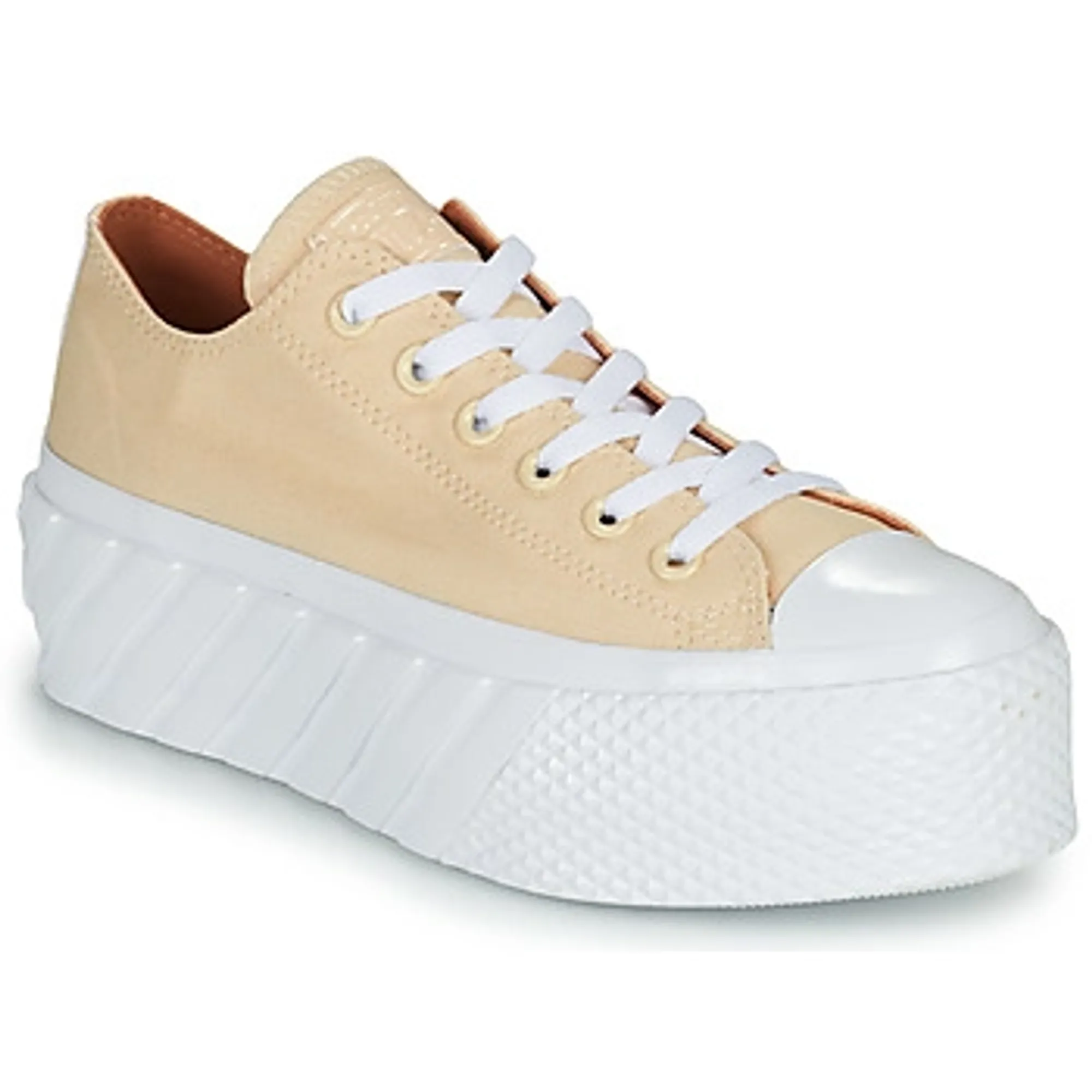 Converse  CHUCK TAYLOR ALL STAR LIFT 2X HYBRID SHINE OX  women's Shoes (Trainers) in Yellow
