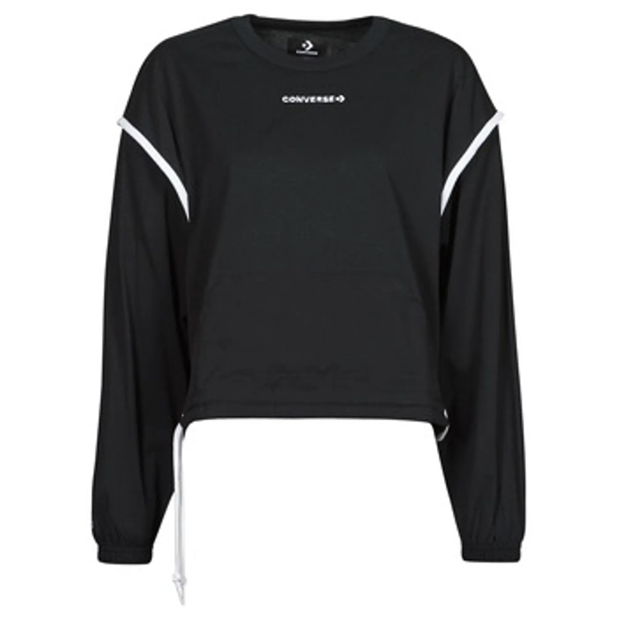 Converse  LONG SLEEVE JERSEY CREW  women's Sweatshirts in Black