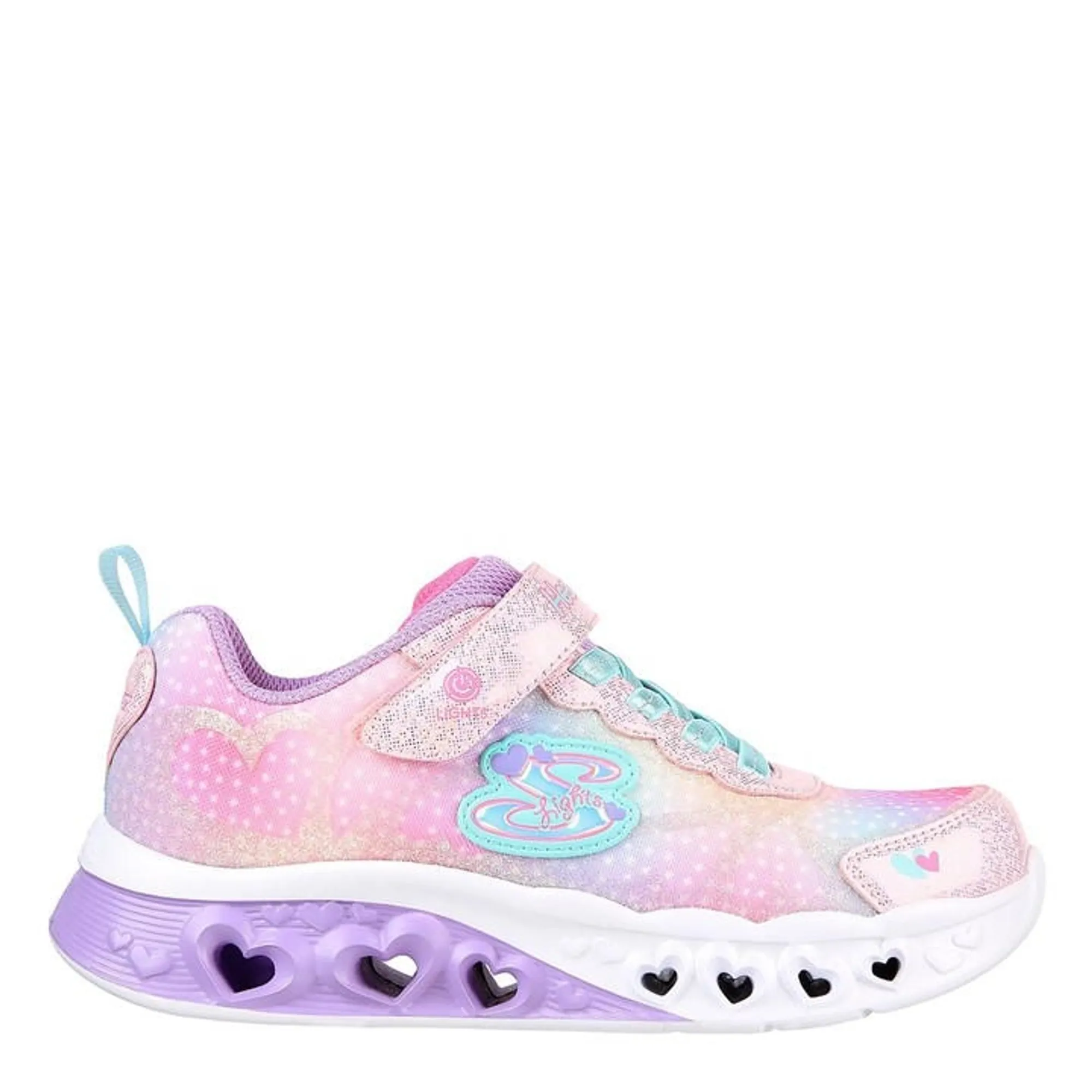Skechers Flutter Heart Child Girl Trainers - Purple
