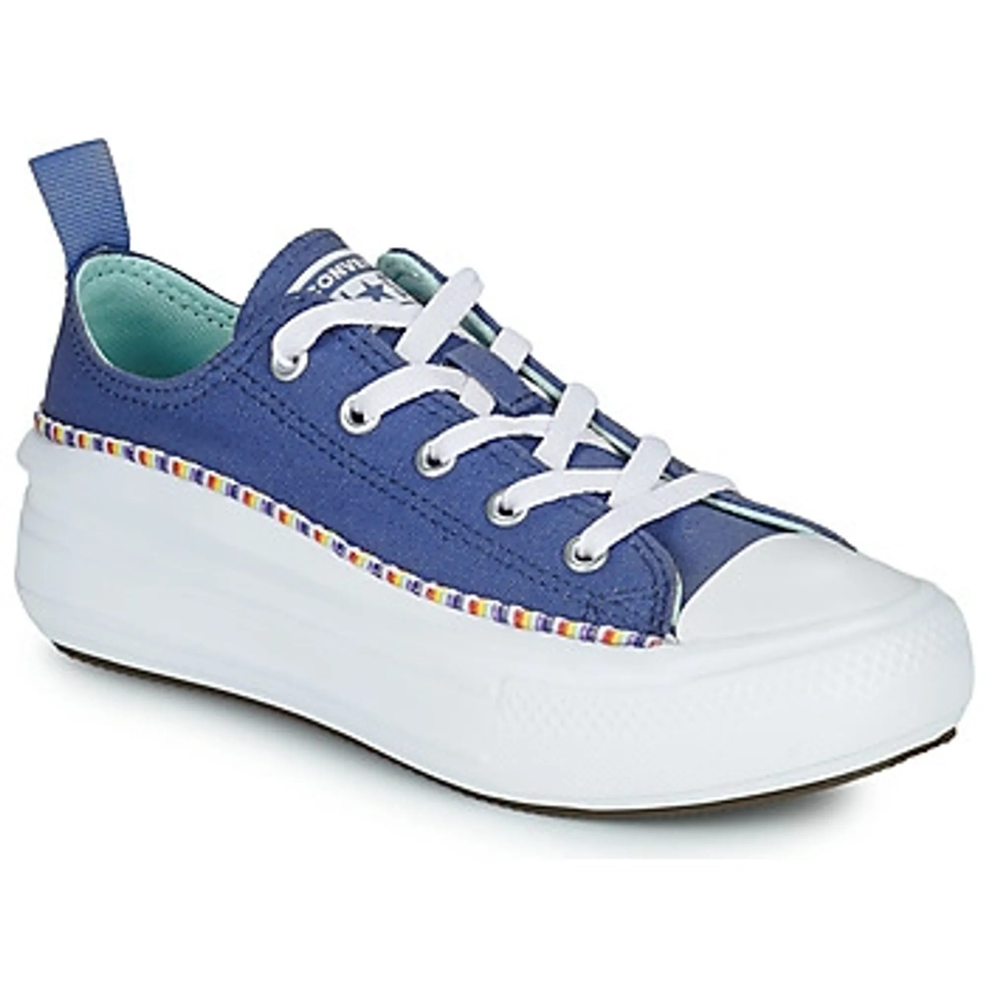 Converse  Chuck Taylor All Star Move Seasonal Ox  girls's Children's Shoes (Trainers) in Blue