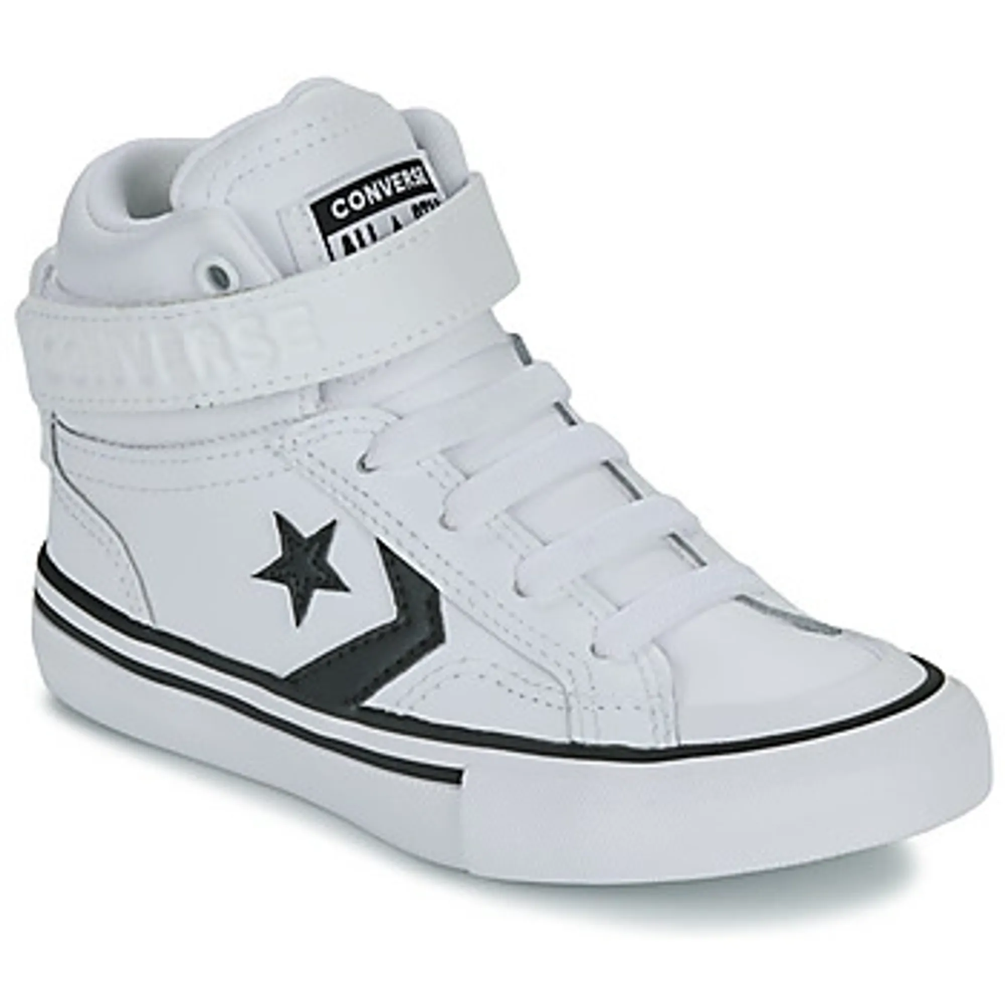 Converse  PRO BLAZE STRAP LEATHER  boys's Children's Shoes (High-top Trainers) in White